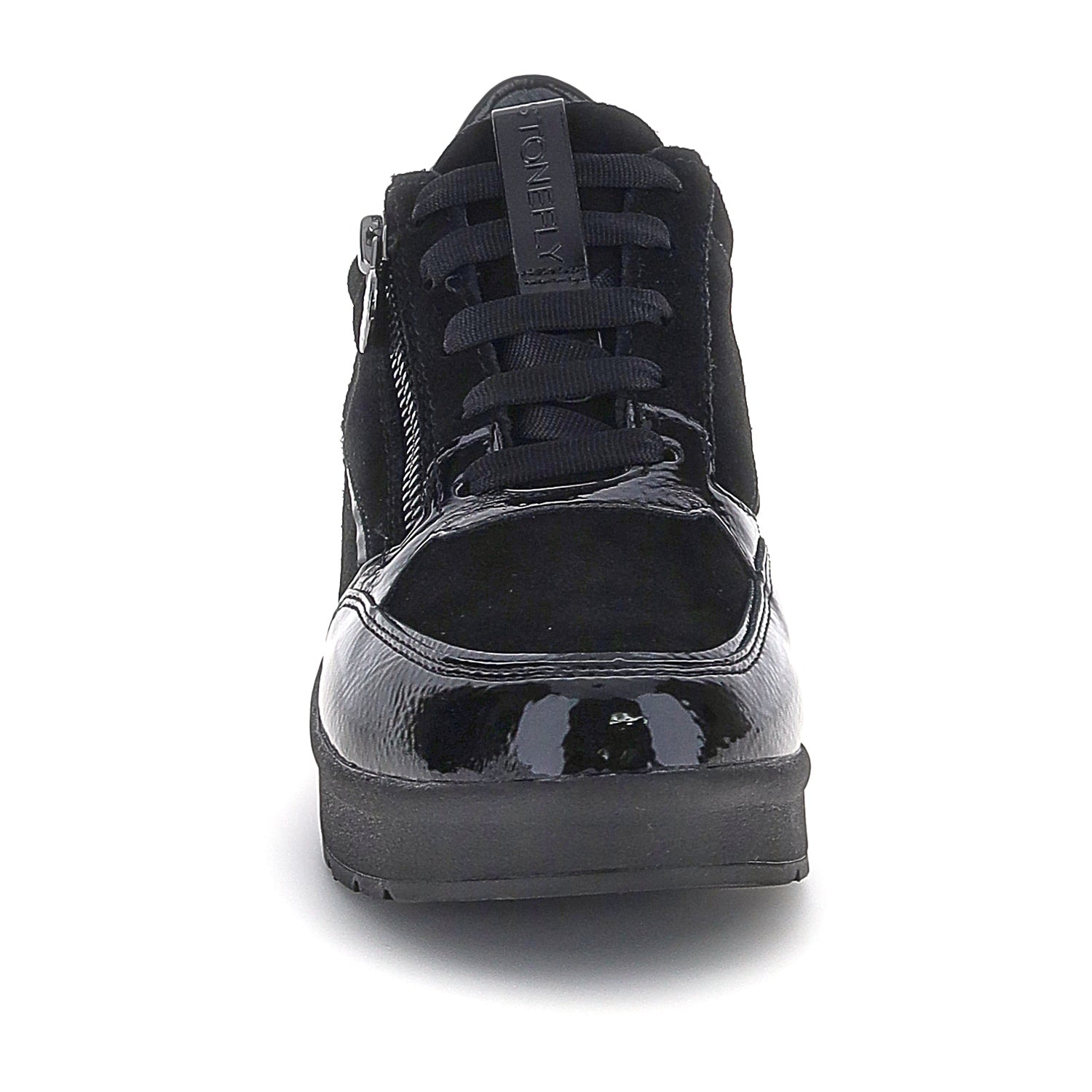 DONNA SCARPE ALLACCIATE CREAM 58 NERO 221735 000 04