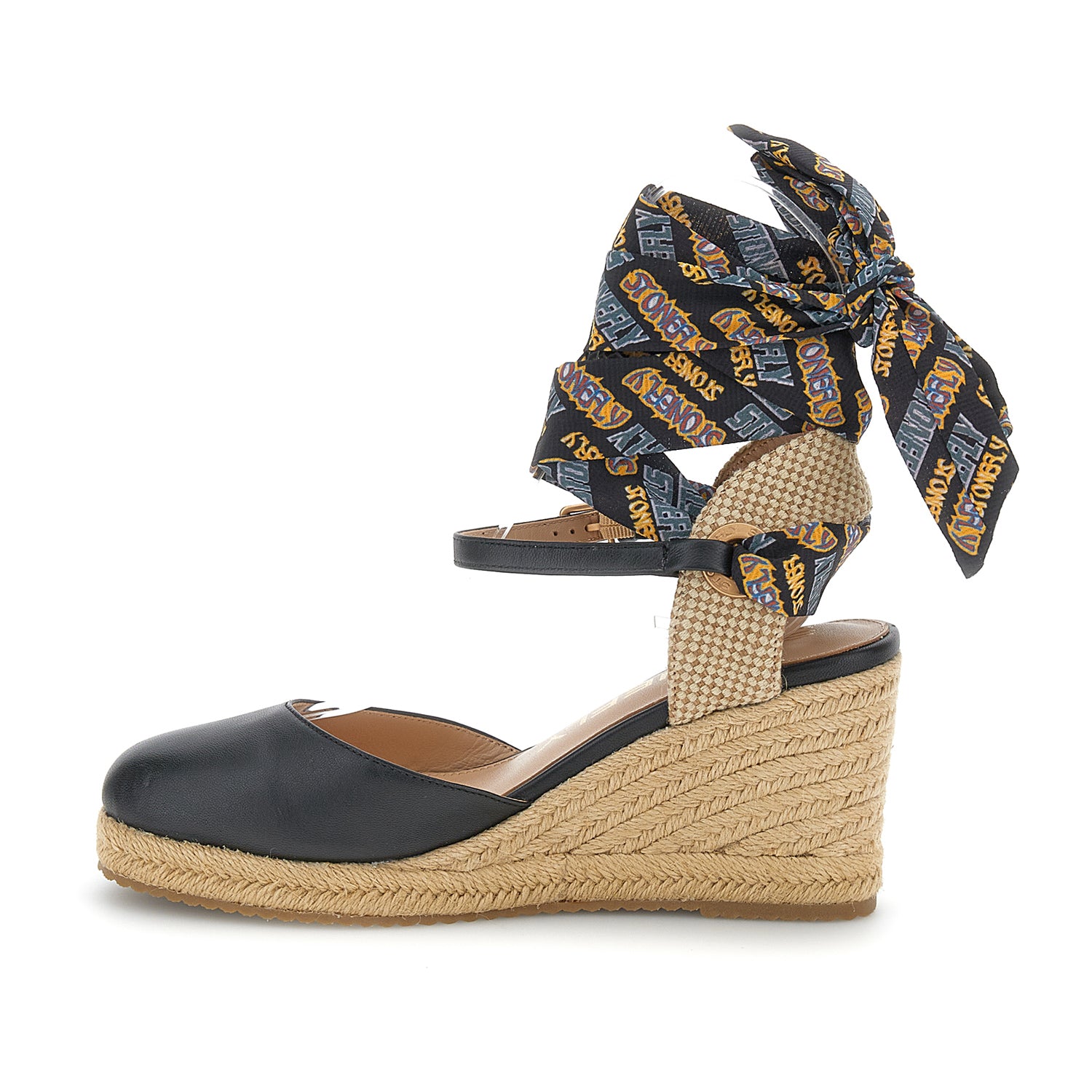 DONNA SANDALI CON ZEPPA ASTER 4 NERO 221746 000 03