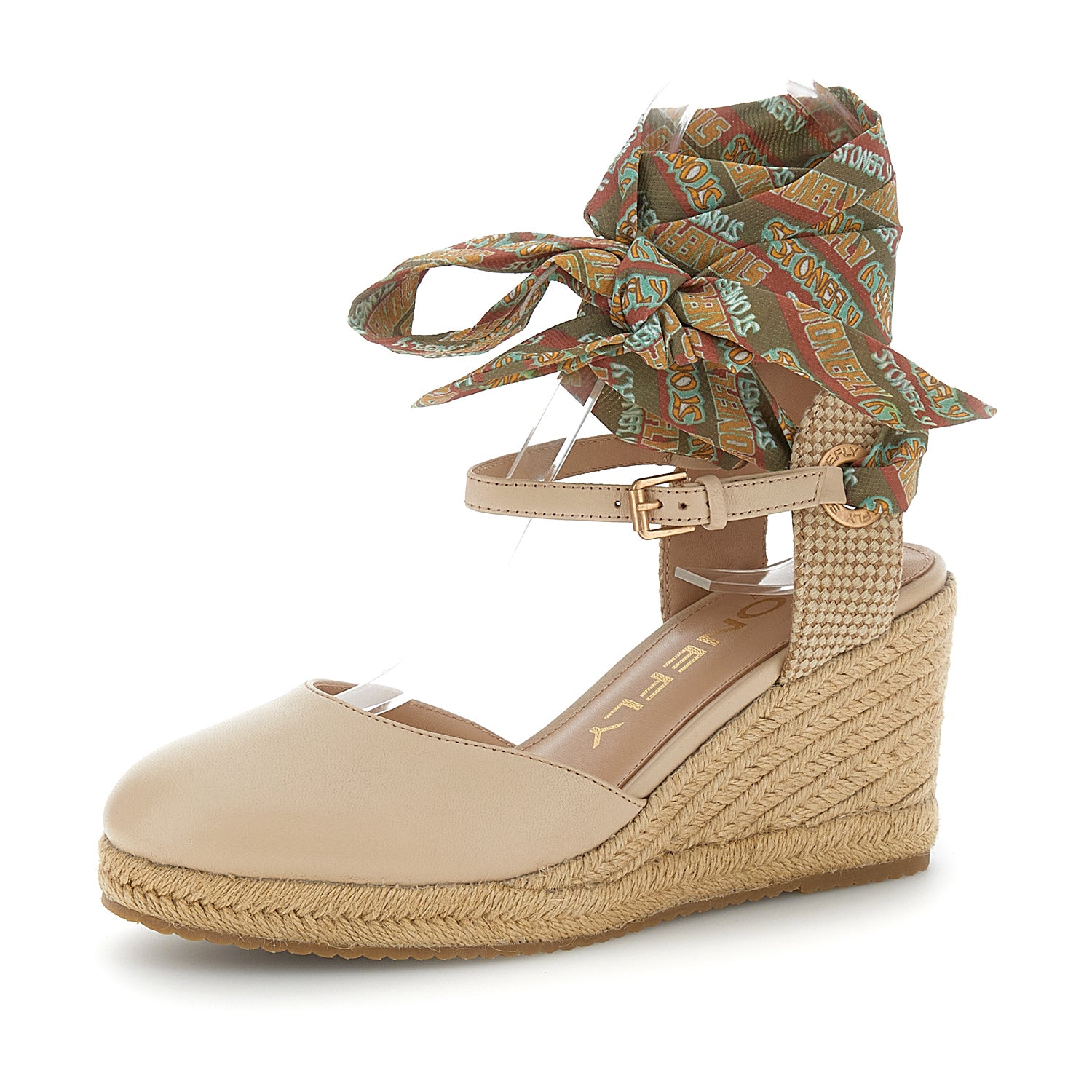 DONNA SANDALI CON ZEPPA ASTER 4 BEIGE 221746 016 06