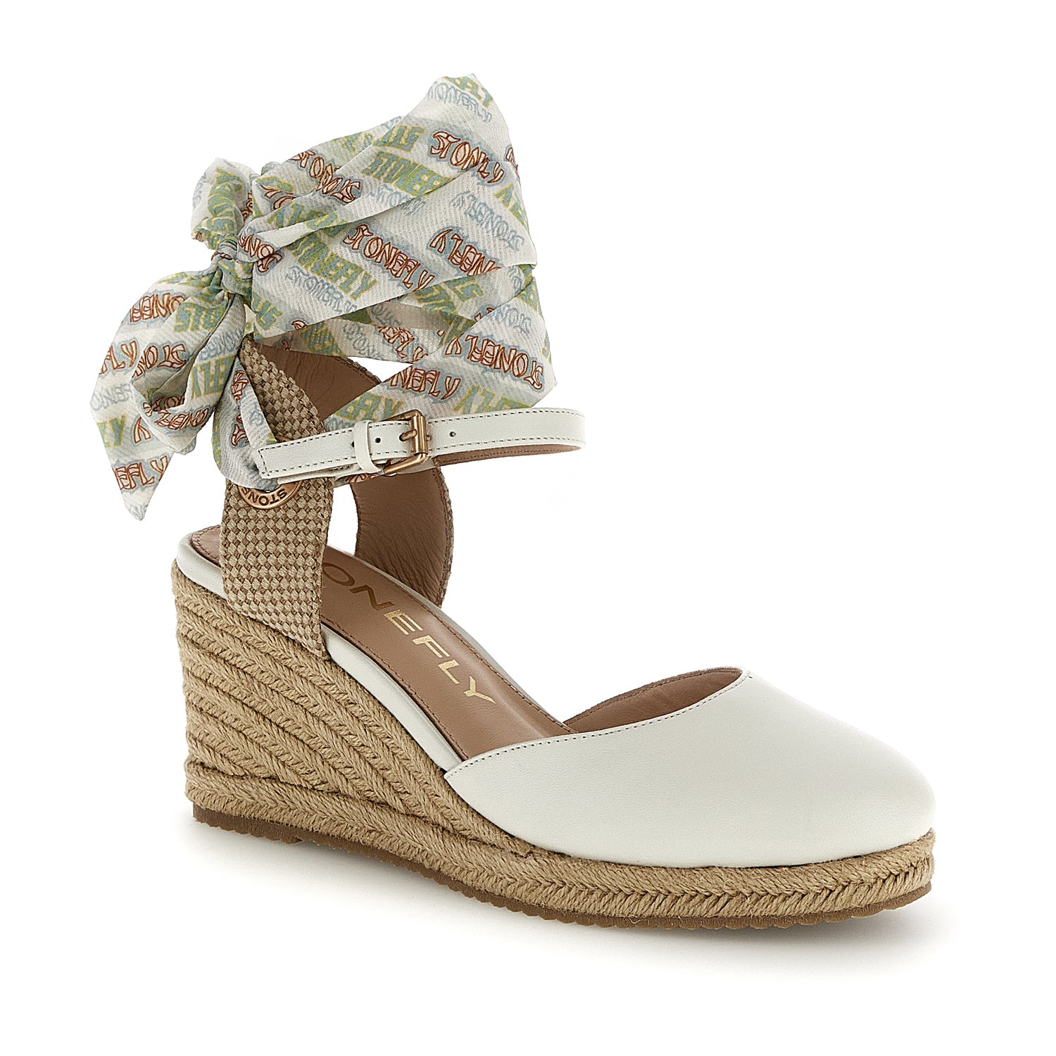 DONNA SANDALI CON ZEPPA ASTER 4 GRIGIO CHIARO 221746 346 02