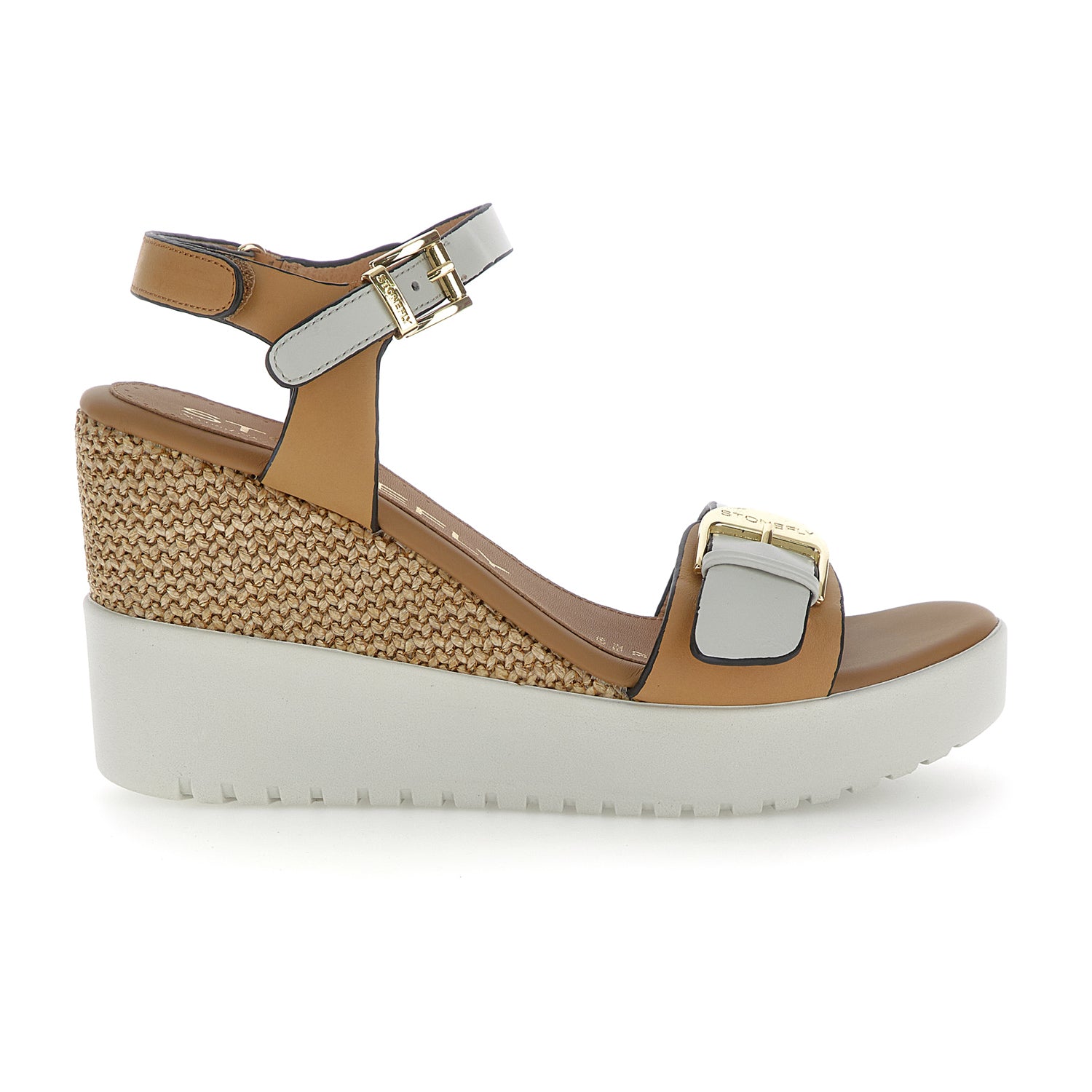 ELY 21 WEDGE SANDAL LIGHT BROWN