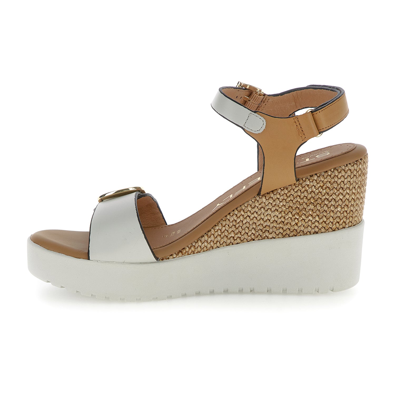 DONNA SANDALI CON ZEPPA ELY 21 BEIGE 222301 BVZ 03
