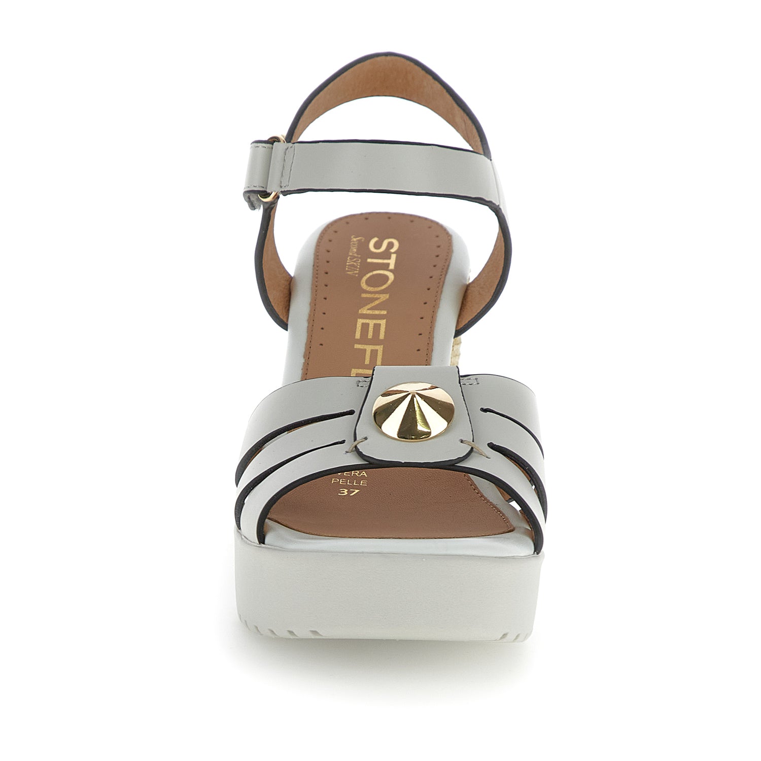 DONNA SANDALI CON ZEPPA ELY 22 BIANCO 222302 151 04