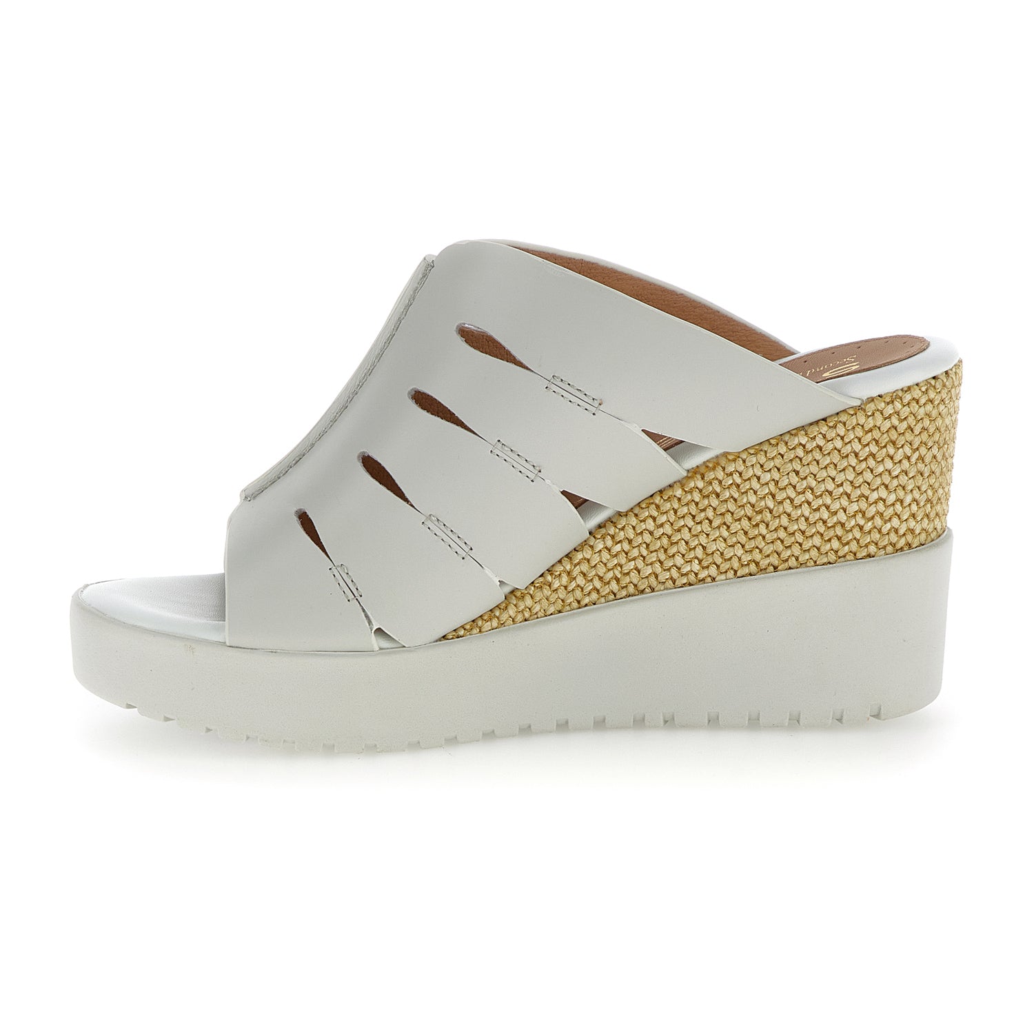 DONNA SANDALI CON ZEPPA ELY 23 BIANCO 222303 151 03