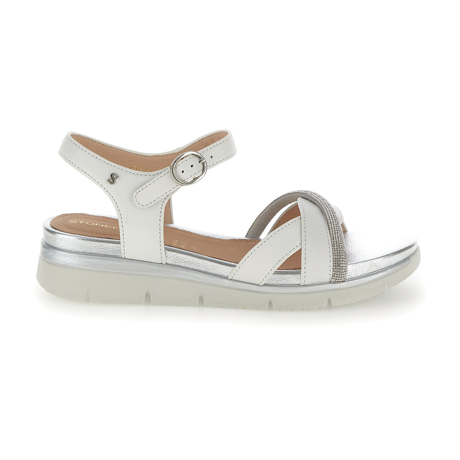 DONNA SANDALI ELODY 25 BIANCO 222363 150 01