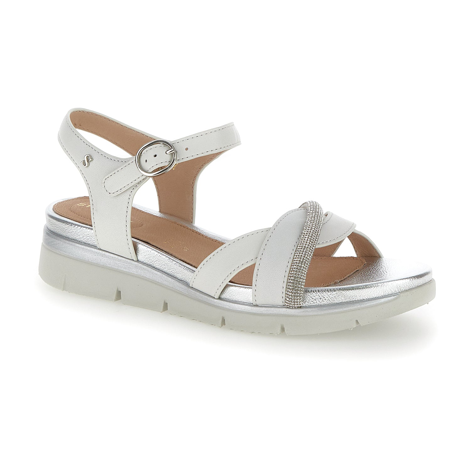 DONNA SANDALI ELODY 25 BIANCO 222363 150 02