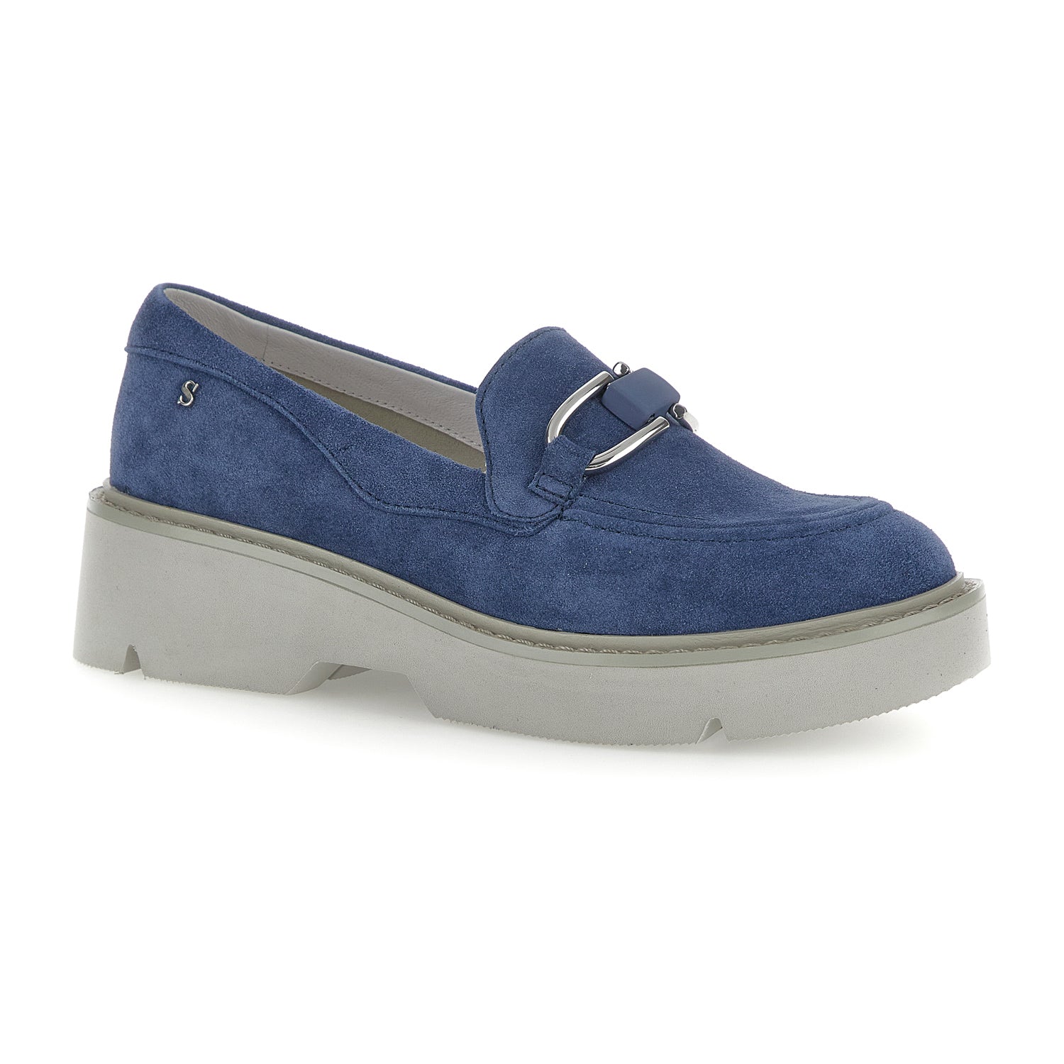 DONNA MOCASSINI TESSA 7 BLU 222374 3F7 02