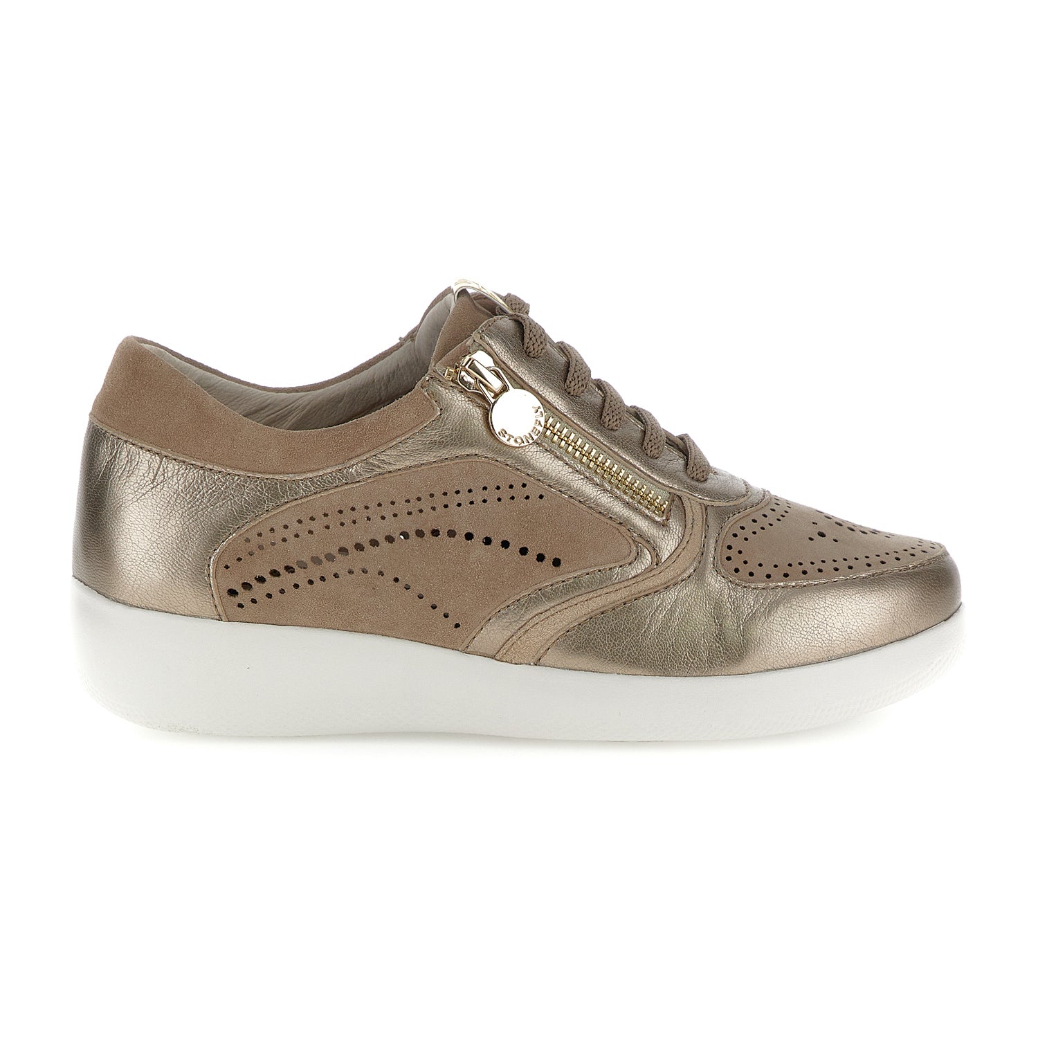 DONNA SCARPE ALLACCIATE PASEO IV 44 ORO 222376 6N5 01