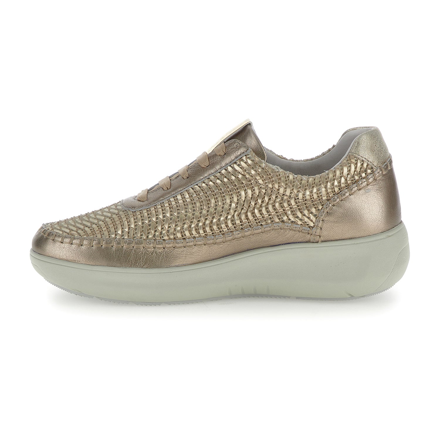 DONNA SCARPE CON CERNIERA ROCK 33 ORO 222379 Z00 03