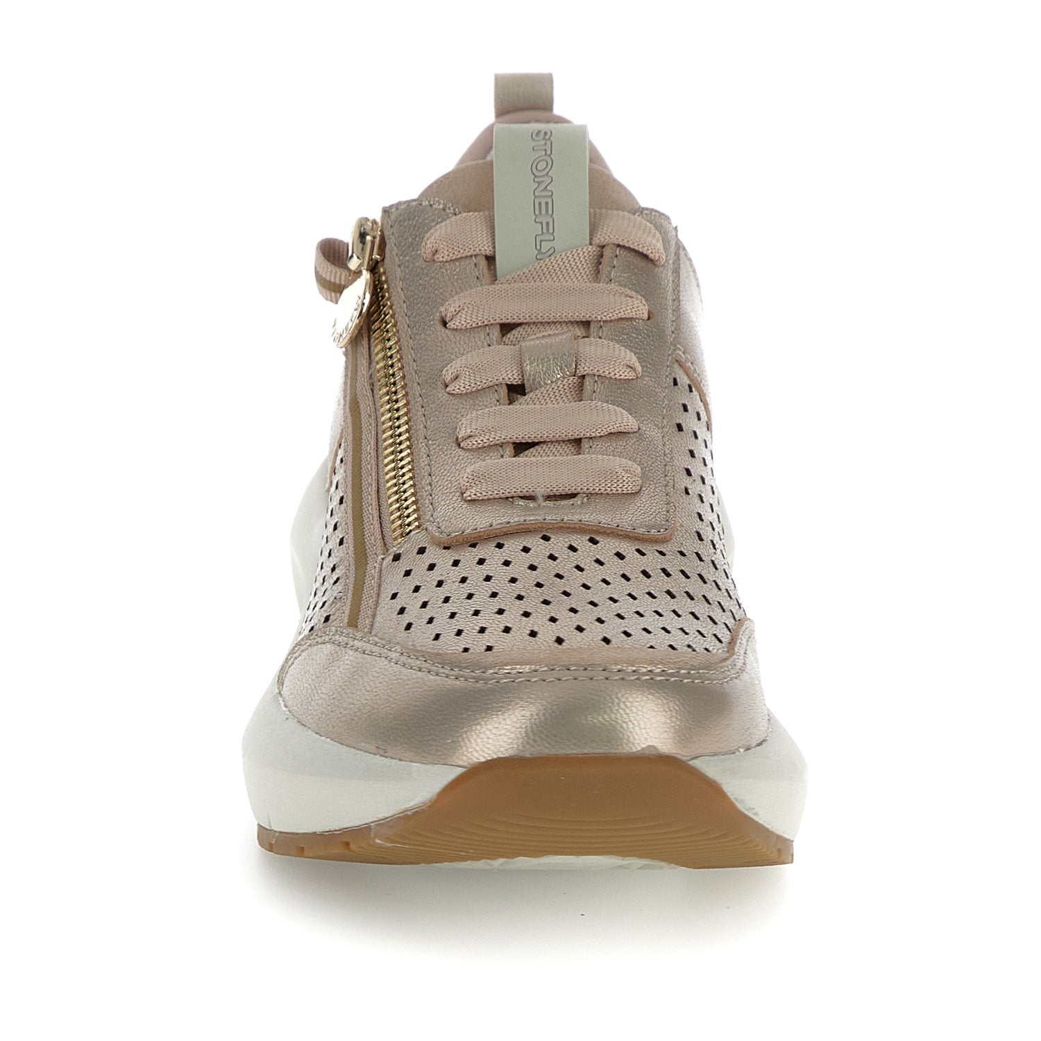 DONNA SCARPE ALLACCIATE TWINS 5 ORO 222397 I89 04