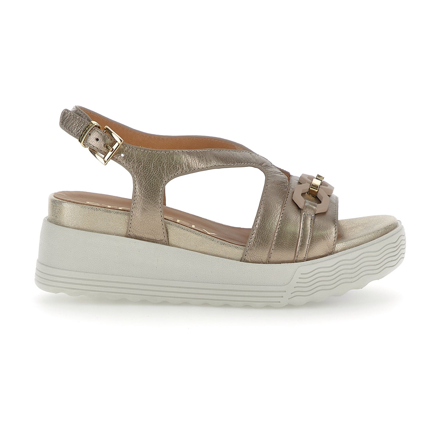 SANDALI CON ZEPPA PARKY 31 ORO