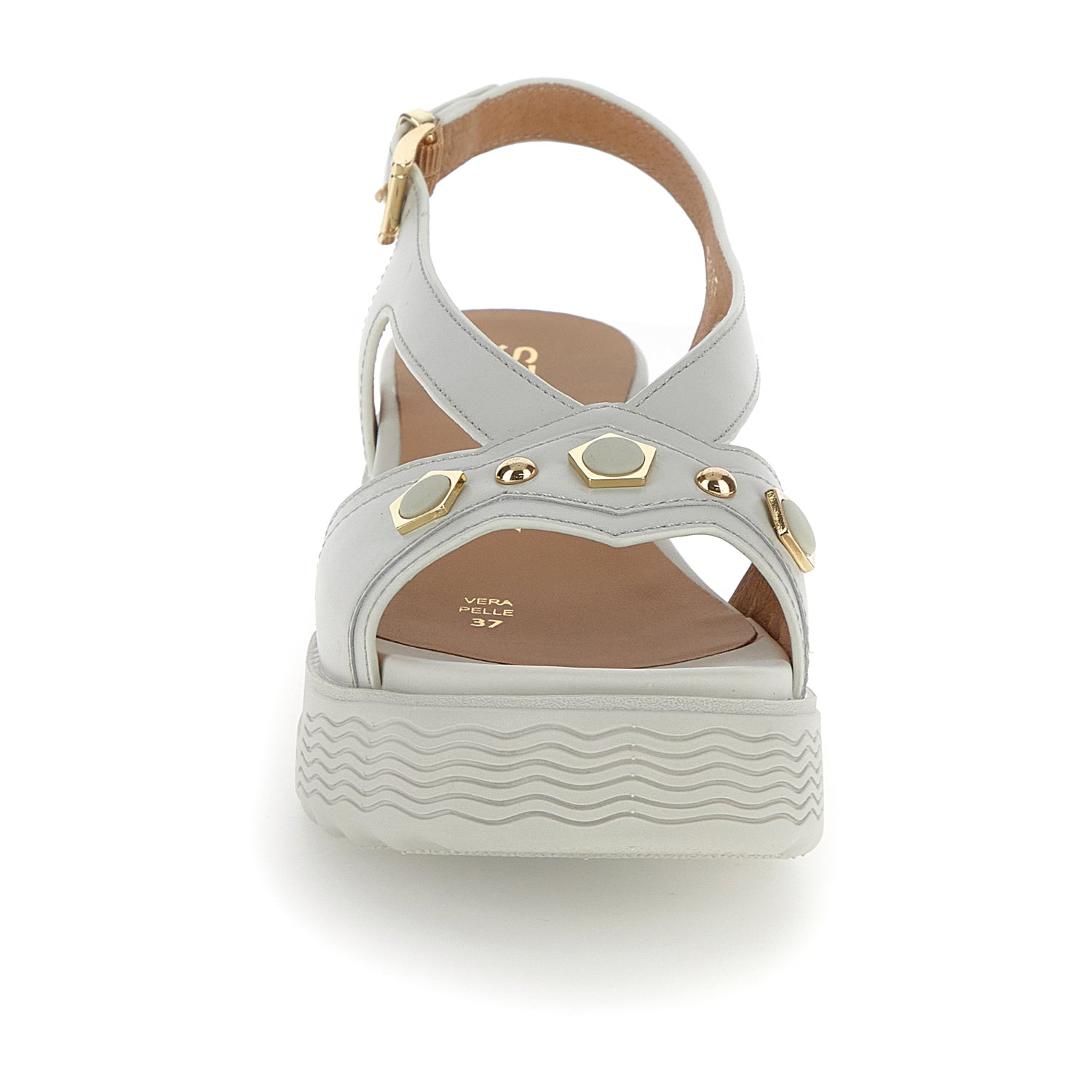 DONNA SANDALI CON ZEPPA PARKY 34 BIANCO 222412 151 04