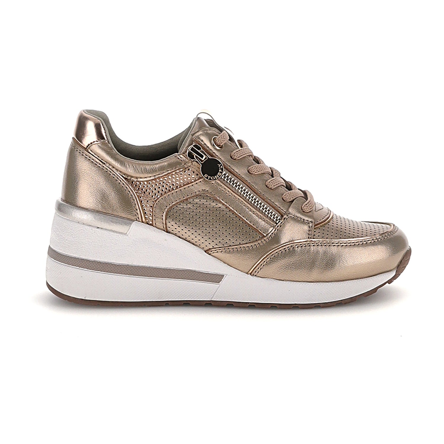 DONNA SCARPE ALLACCIATE MINA 1 ORO 222495 I89 01