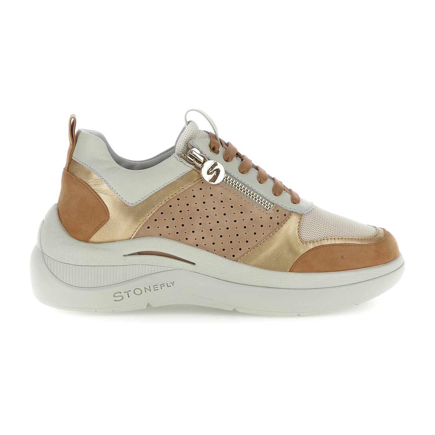DONNA SCARPE ALLACCIATE ROCHA 9 BEIGE 222685 DDH 01