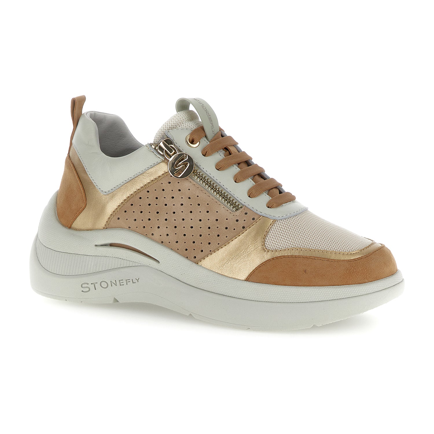 DONNA SCARPE ALLACCIATE ROCHA 9 BEIGE 222685 DDH 02