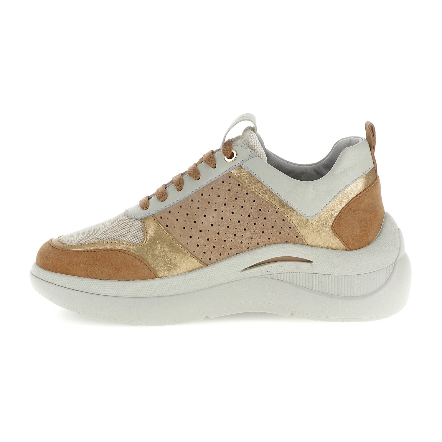 DONNA SCARPE ALLACCIATE ROCHA 9 BEIGE 222685 DDH 03