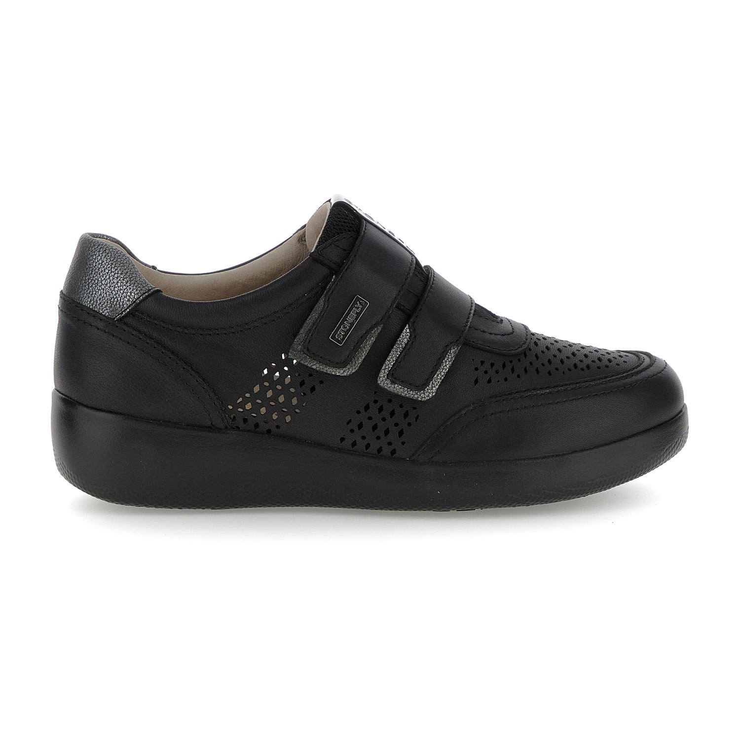 Sneakers Donna Nere - Scarpe sportive per signora in pelle nera con lacci e suola di gomma - Made in Italy Patrizia Azzi Sneakers Donna Nere - Scarpe sportive per signora in pelle nera con lacci e suola di gomma - Made in Italy Patrizia Azzi