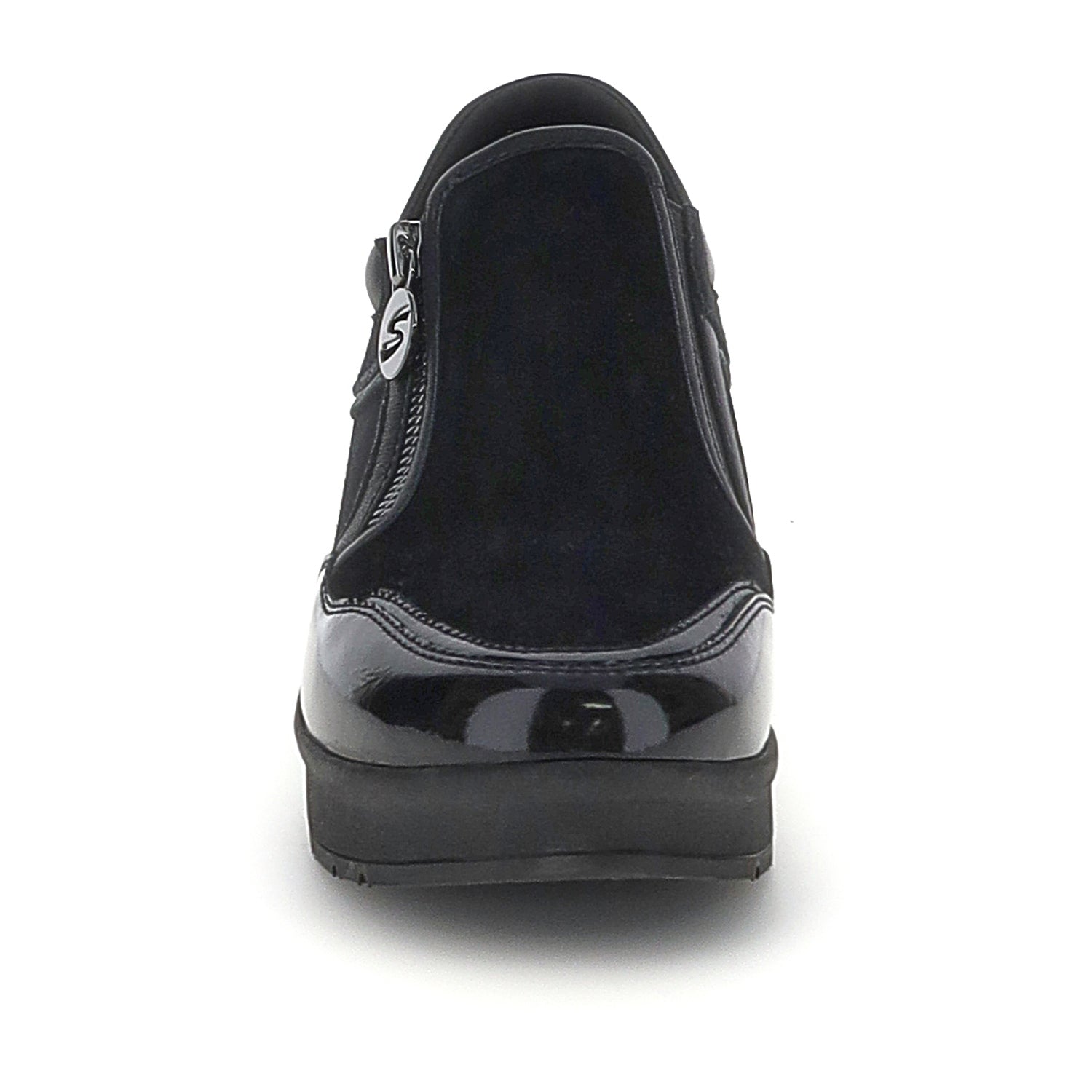 DONNA SCARPE CON CERNIERA CREAM 62 NERO 222961 000 04