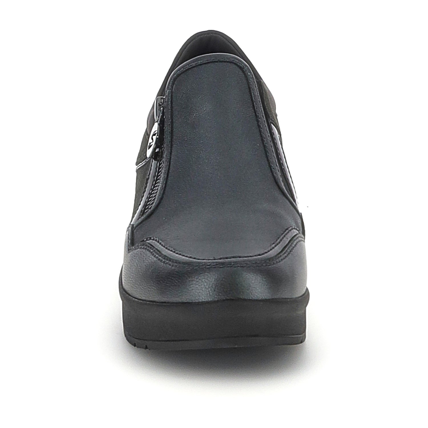 DONNA SCARPE CON CERNIERA CREAM 62 MARRONE SCURO 222963 DIW 04