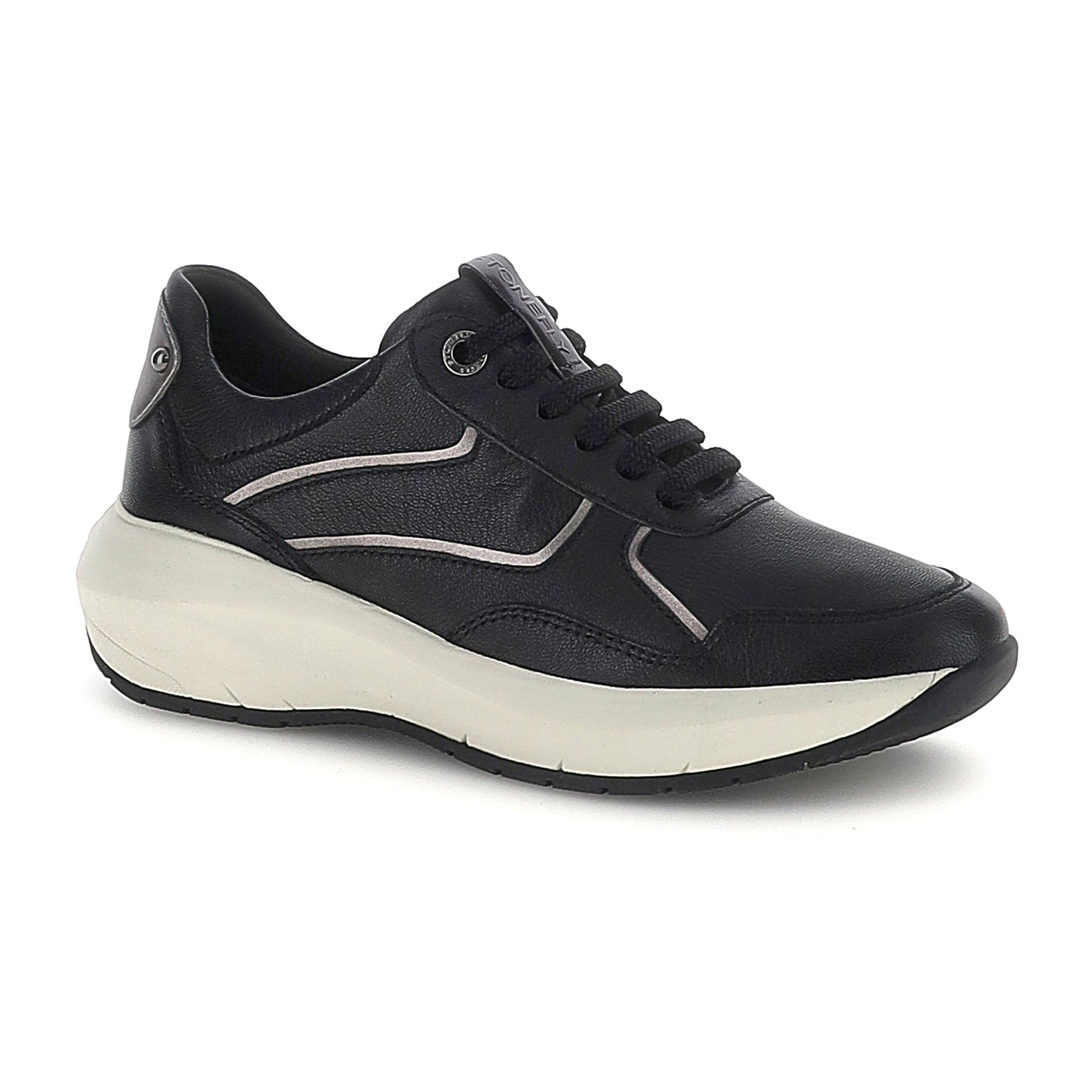 DONNA SCARPE ALLACCIATE TWINS 7 NERO 222970 000 02