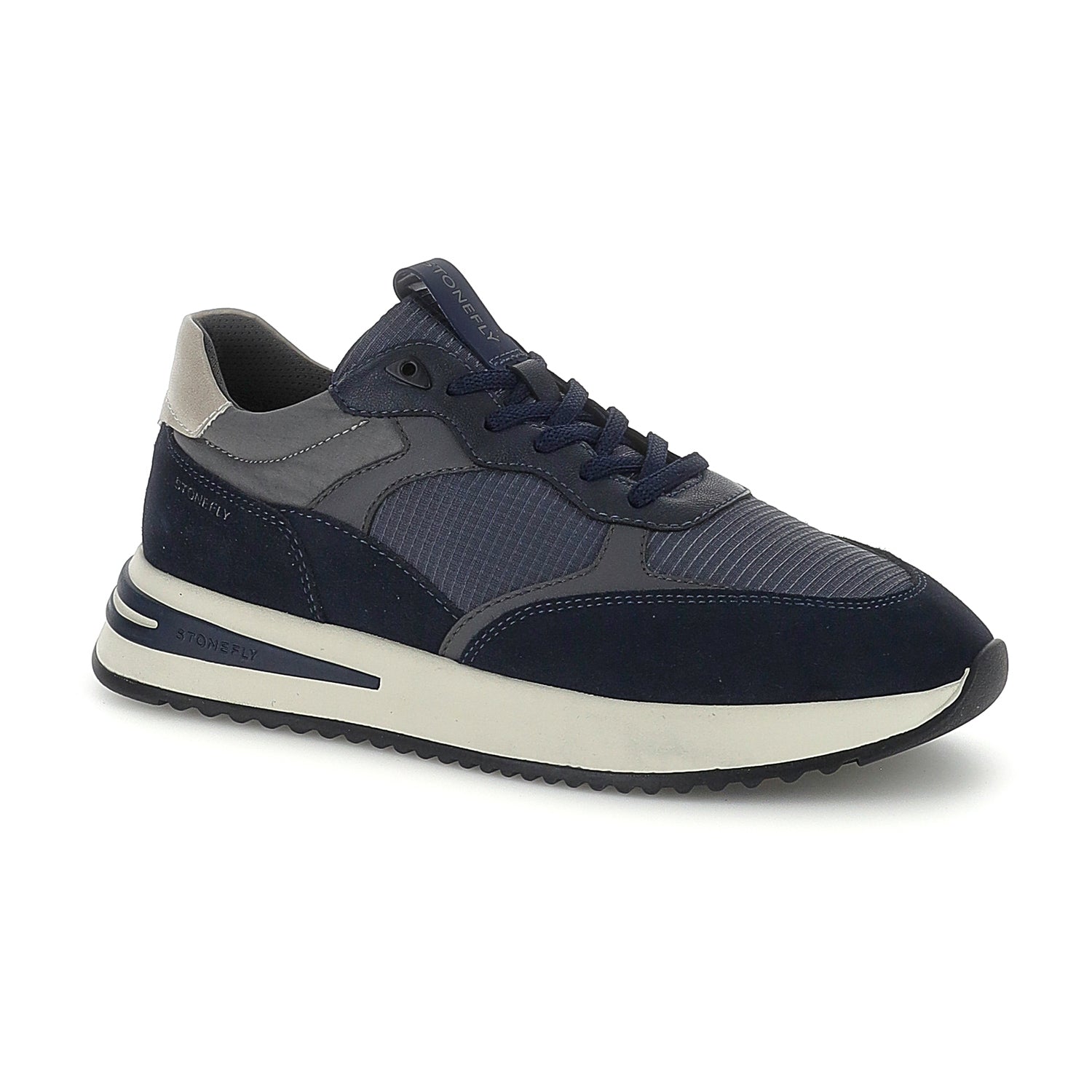 UOMO SCARPE ALLACCIATE GALAX 1 BLU SCURO 223001 DXZ 02