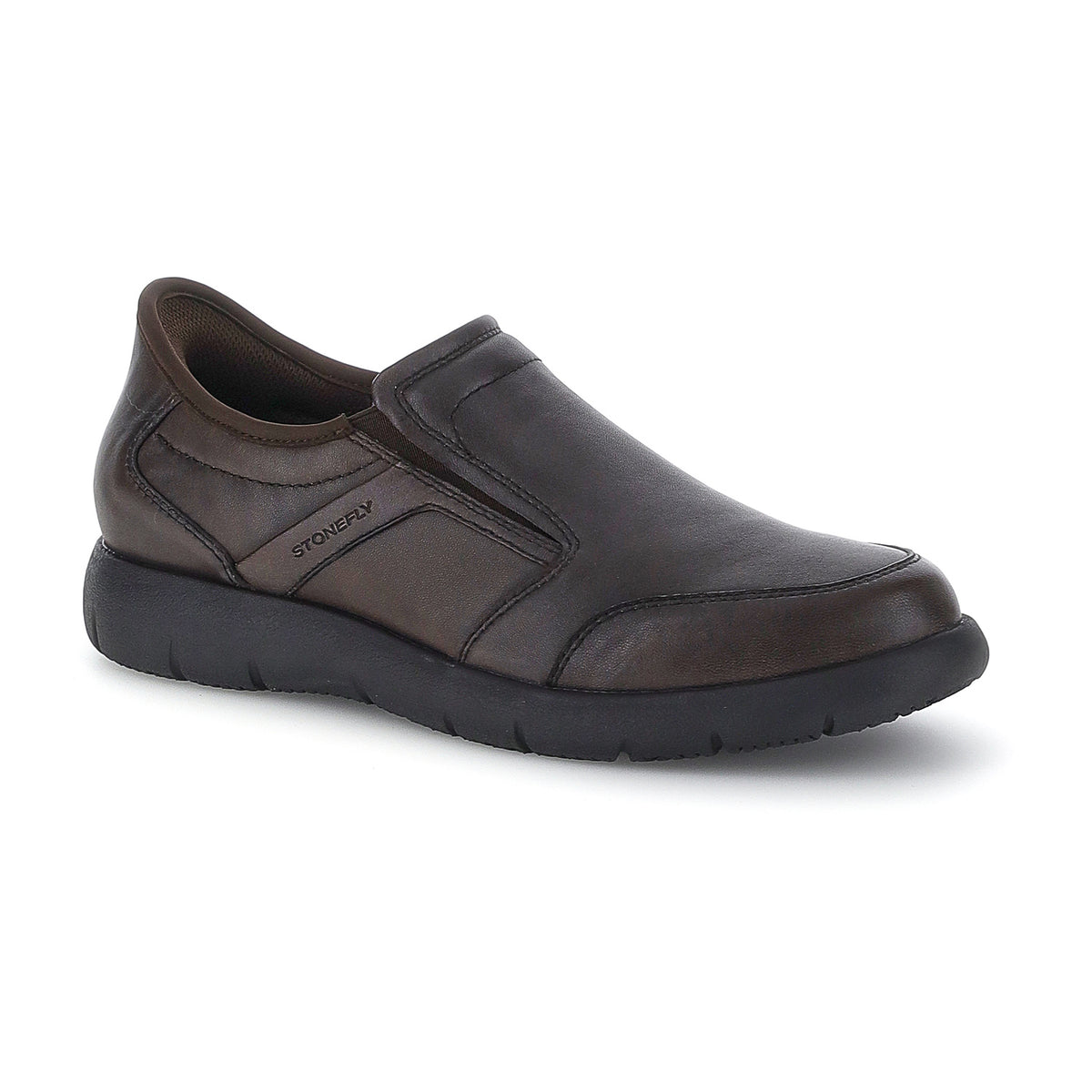 UOMO SCARPE SLIP ON STREAM 43 MARRONE SCURO 223014 5HD 02