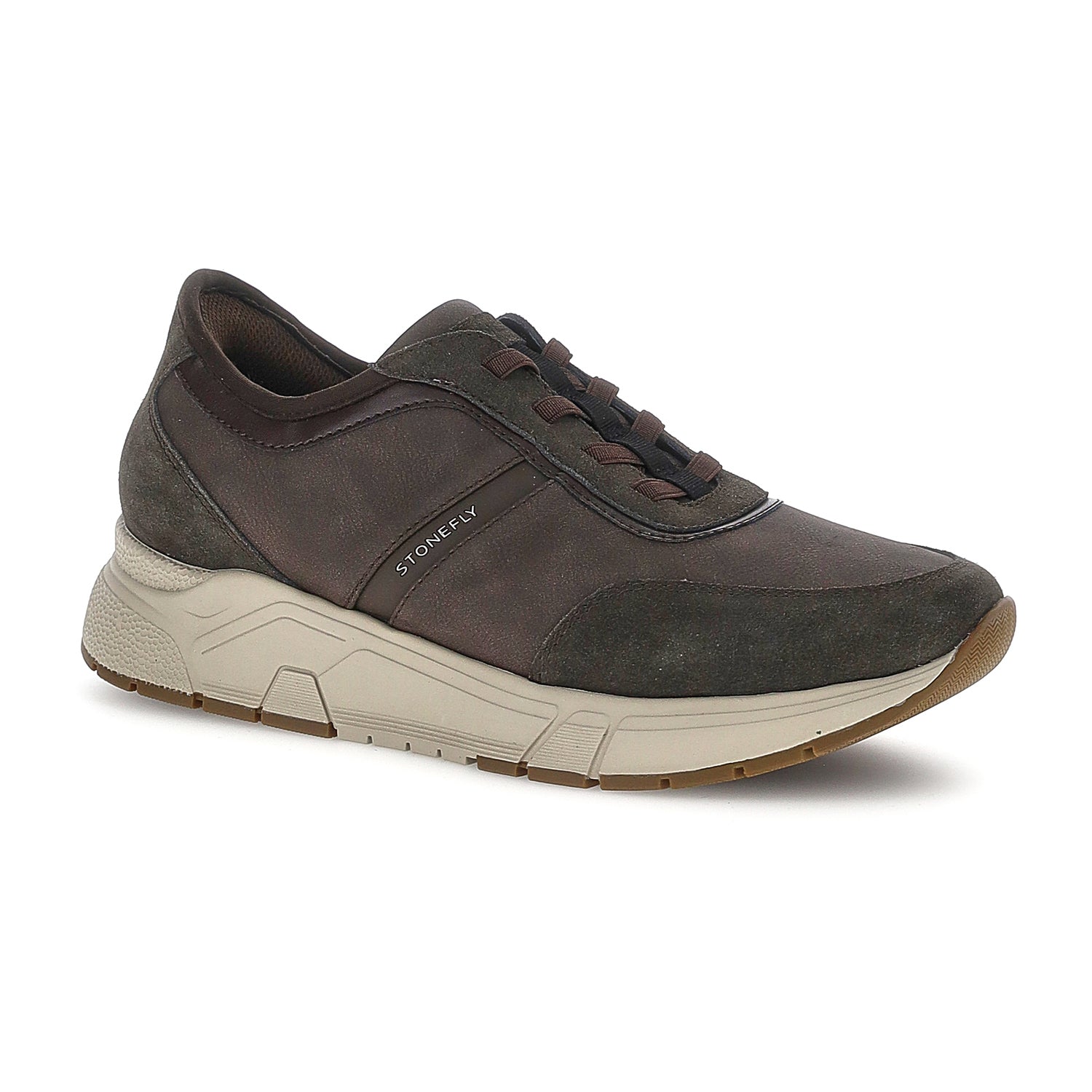 UOMO SCARPE ALLACCIATE ACTION 36 MARRONE SCURO 223037 DR7 02