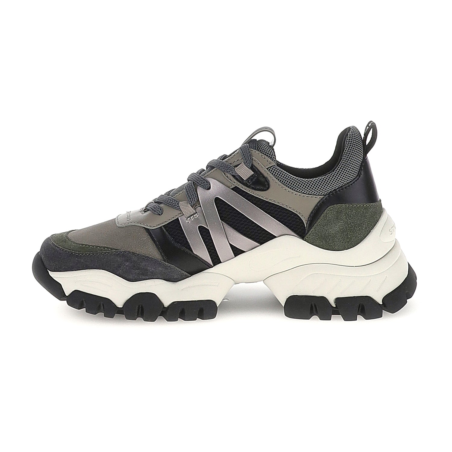 DONNA SCARPE ALLACCIATE TWIGGY 1 GRIGIO CHIARO 223041 DRD 03