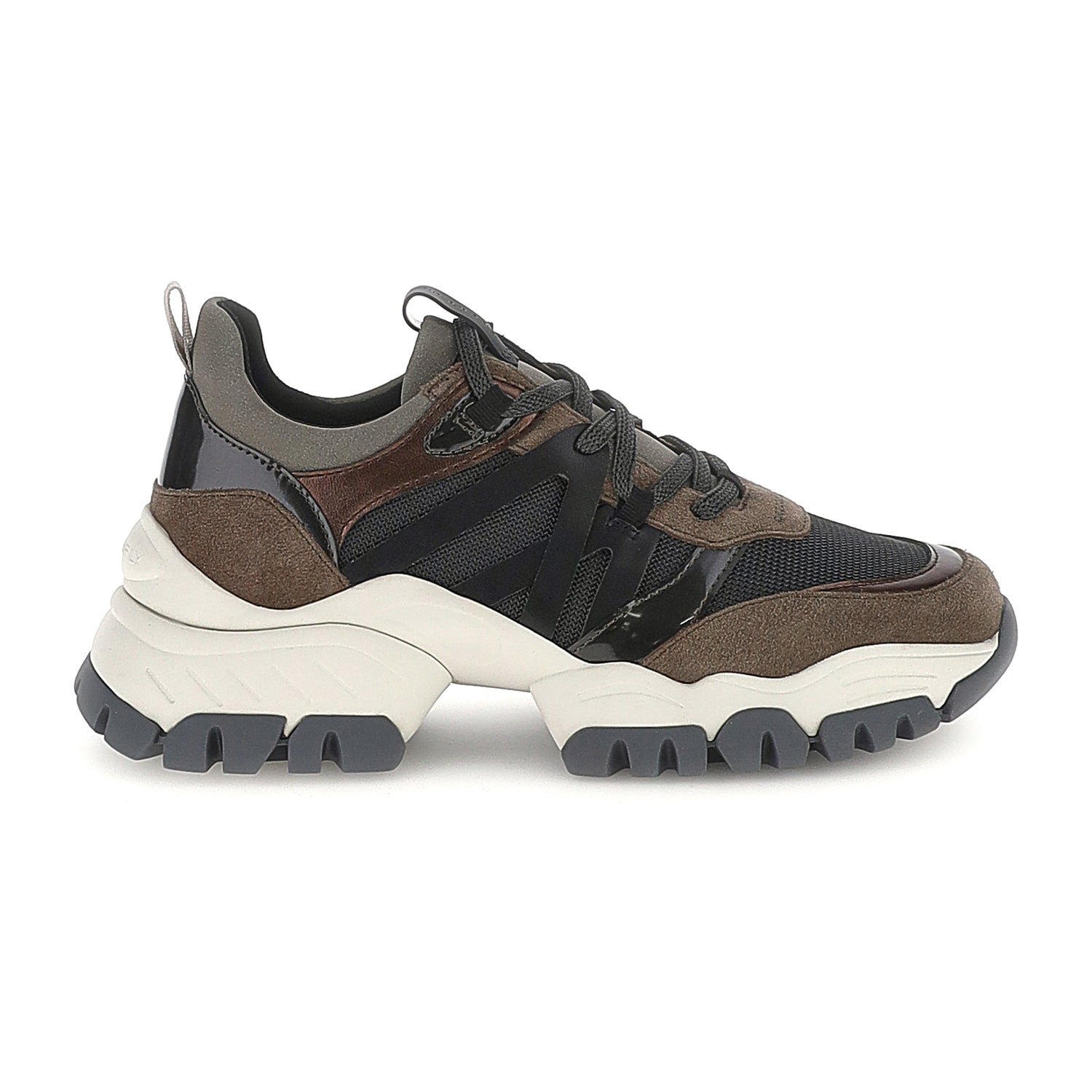 DONNA SCARPE ALLACCIATE TWIGGY 1 MARRONE SCURO 223044 DRC 01