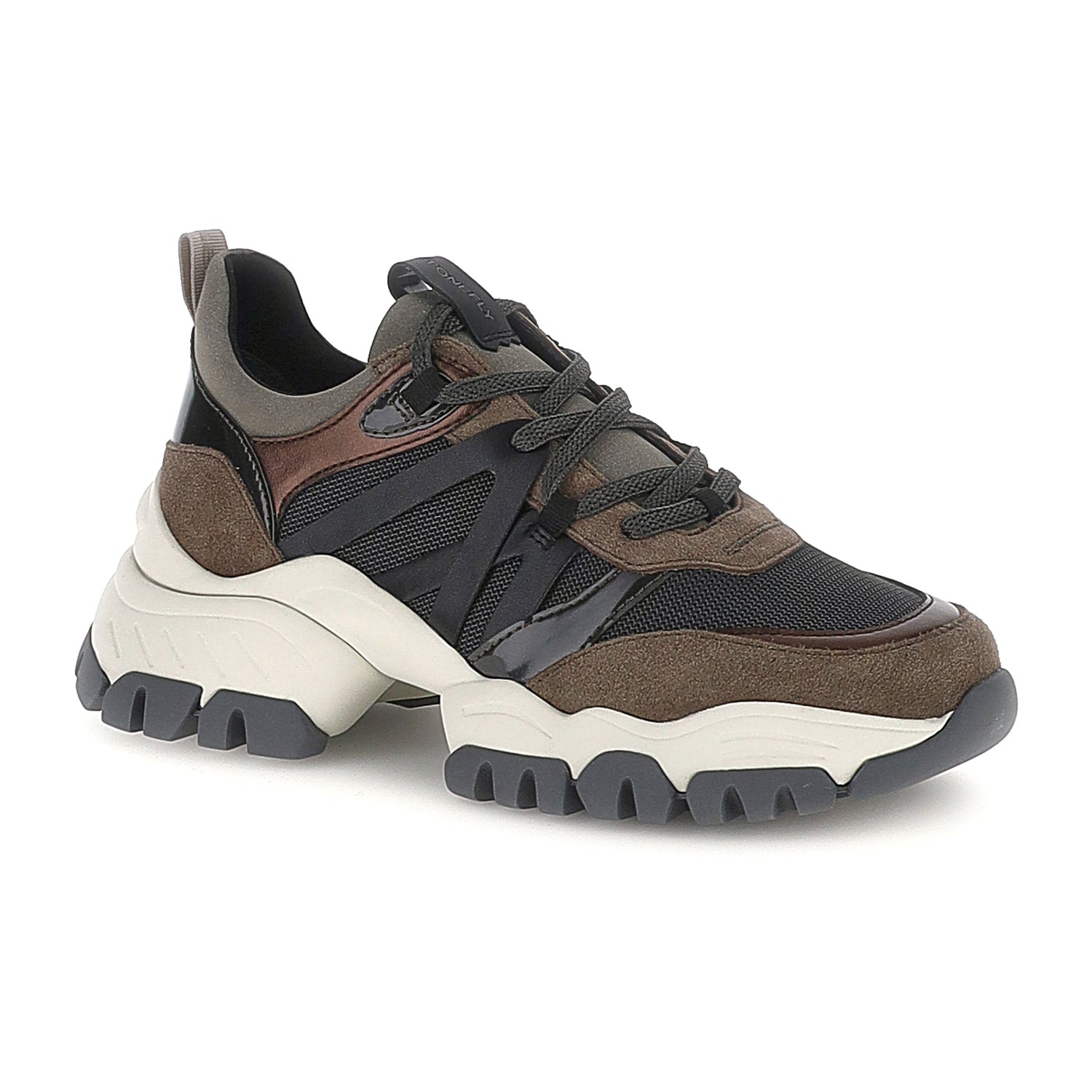 DONNA SCARPE ALLACCIATE TWIGGY 1 MARRONE SCURO 223044 DRC 02