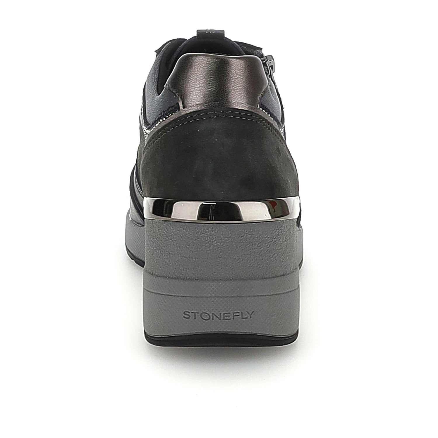 DONNA SCARPE ALLACCIATE MINA 1 GRIGIO SCURO 223104 DJ3 05