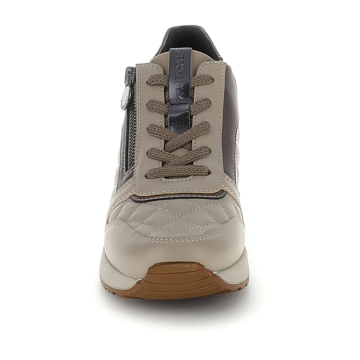 DONNA SCARPE ALLACCIATE MINA 3 GRIGIO CHIARO 223107 DSR 04