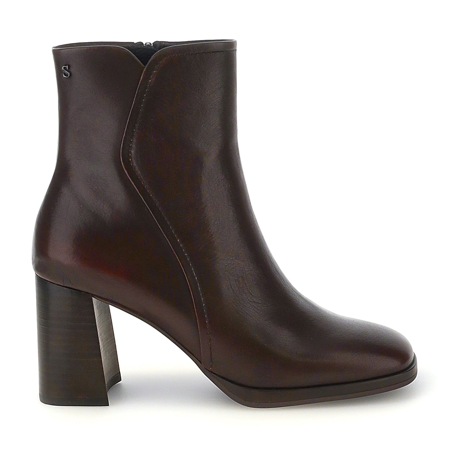 DONNA STIVALI ALLA CAVIGLIA BLANCA 5 MARRONE SCURO 223129 05Y 01