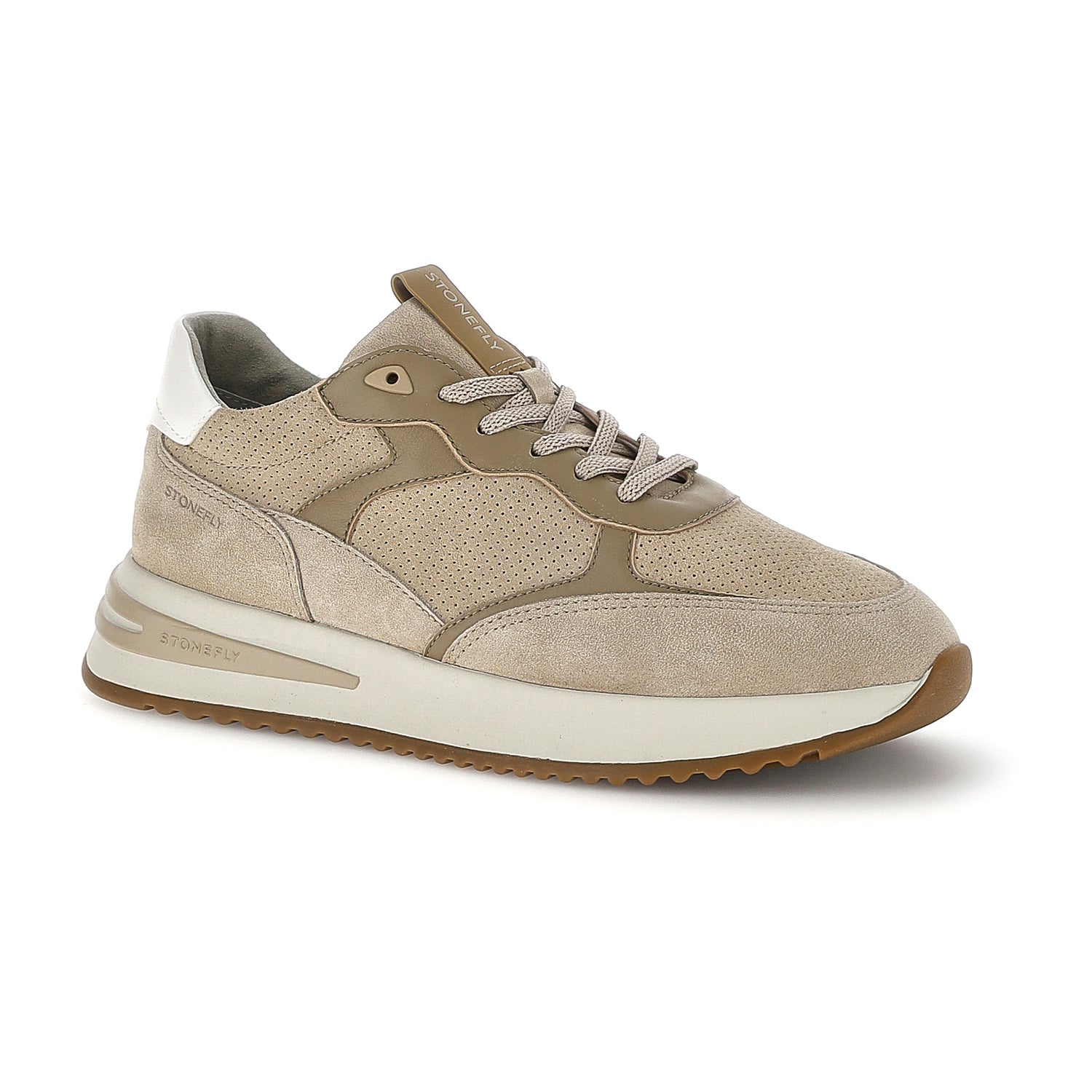 UOMO SCARPE ALLACCIATE GALAX 1 BEIGE 223403 7RG 02