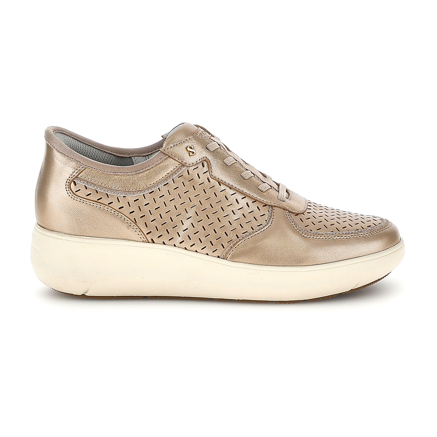 DONNA SCARPE ALLACCIATE ROCK 37 ORO 223461 I89 01