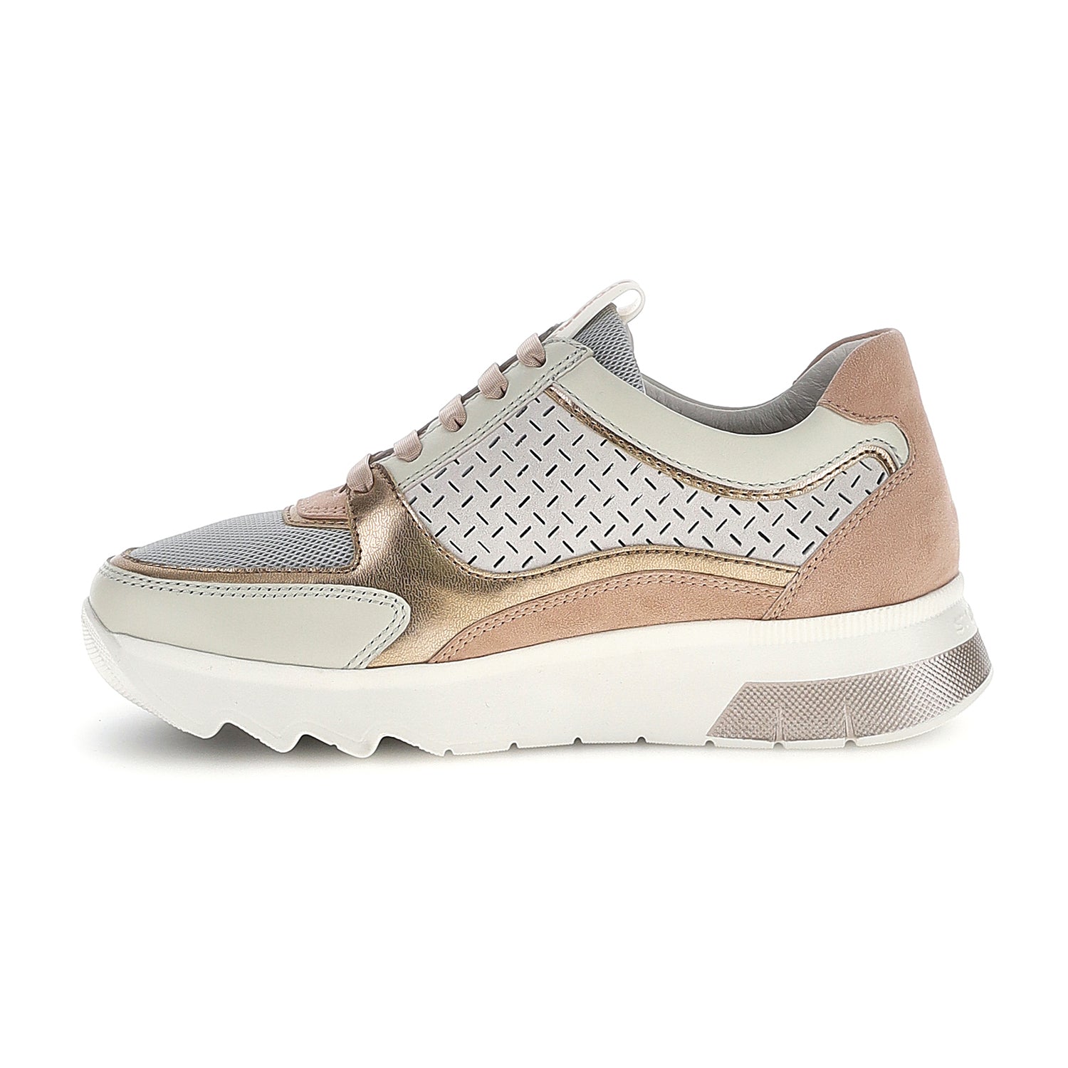 DONNA SCARPE CON CERNIERA SPOCK 50 ROSA 223583 BT1 03
