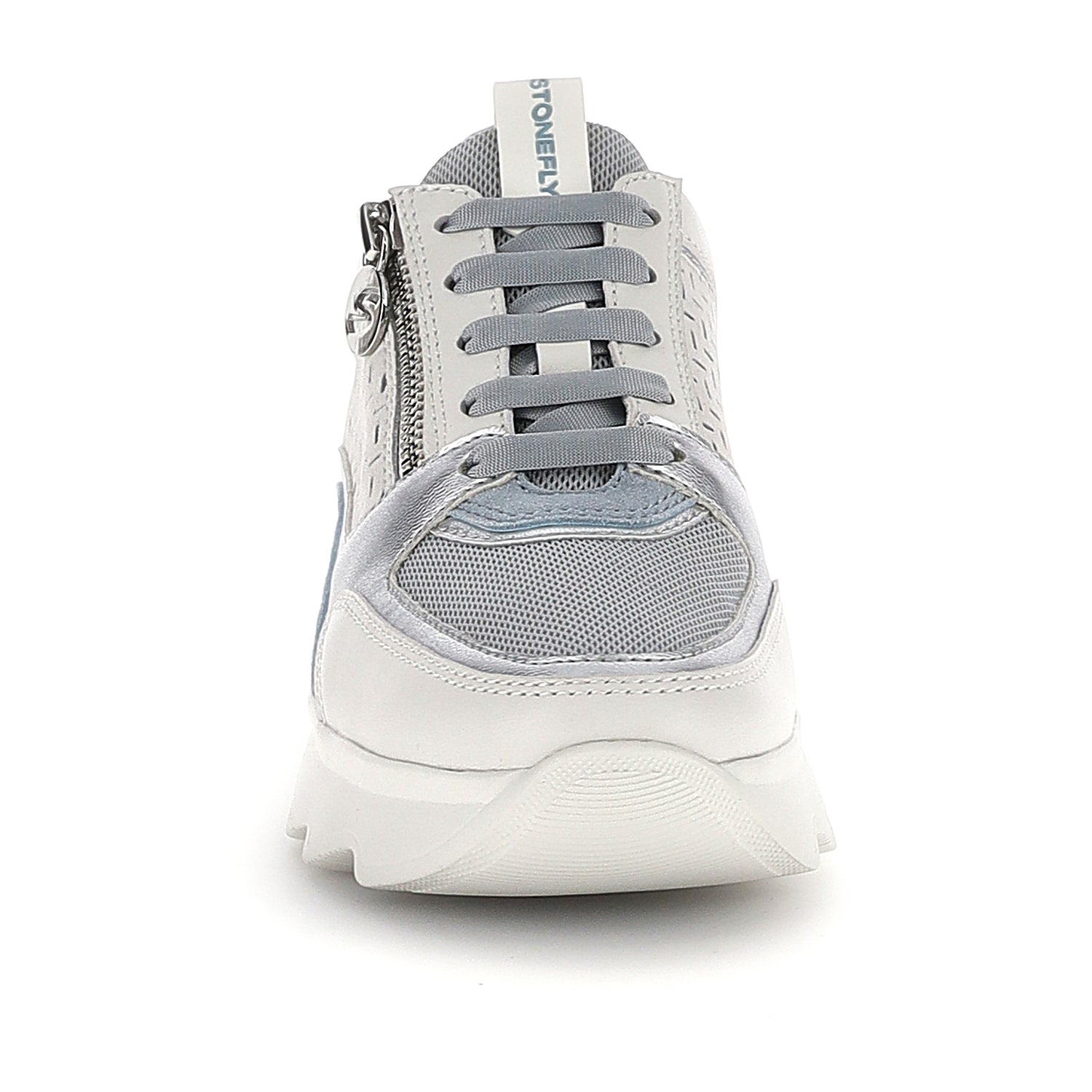DONNA SCARPE CON CERNIERA SPOCK 50 AZZURRO 223583 BTC 04