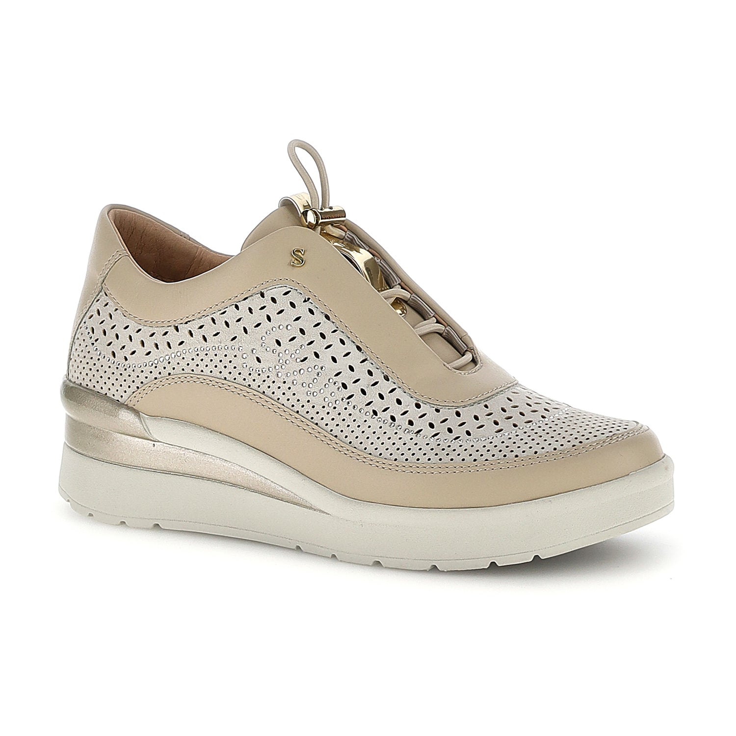 DONNA SCARPE SLIP ON CREAM 38 BEIGE 223606 213 02