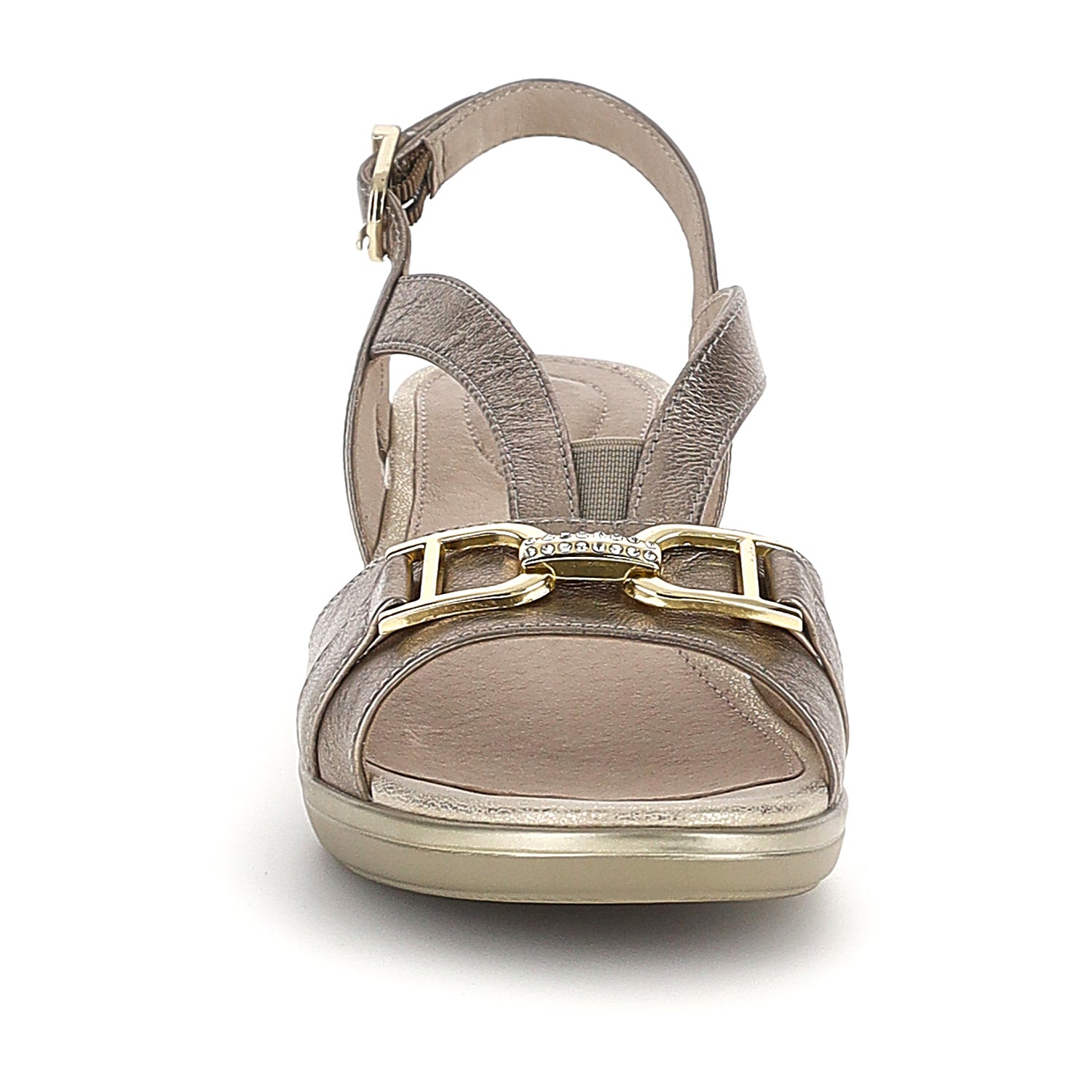 DONNA SANDALI CON ZEPPA VANITY 37 ORO 223648 Z00 04