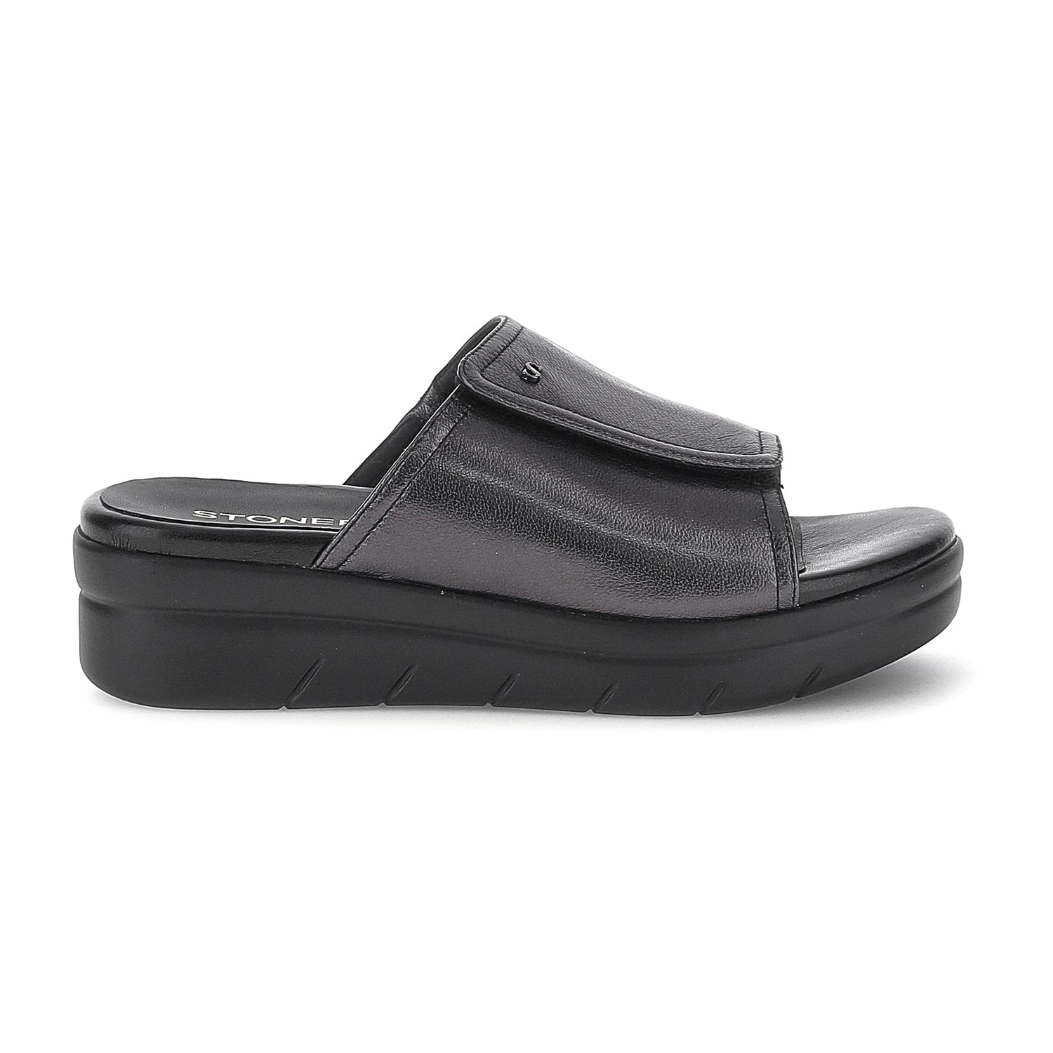 DONNA SANDALI CON ZEPPA AQUA 33 GRIGIO SCURO 223655 8FP 01