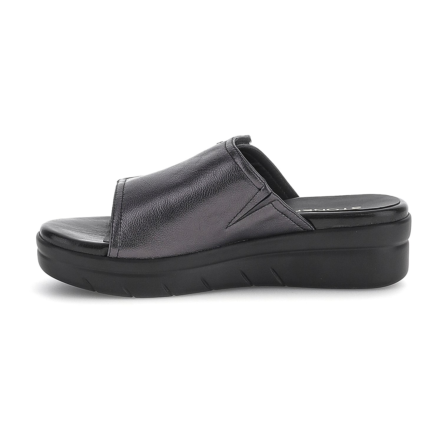 DONNA SANDALI CON ZEPPA AQUA 33 GRIGIO SCURO 223655 8FP 03