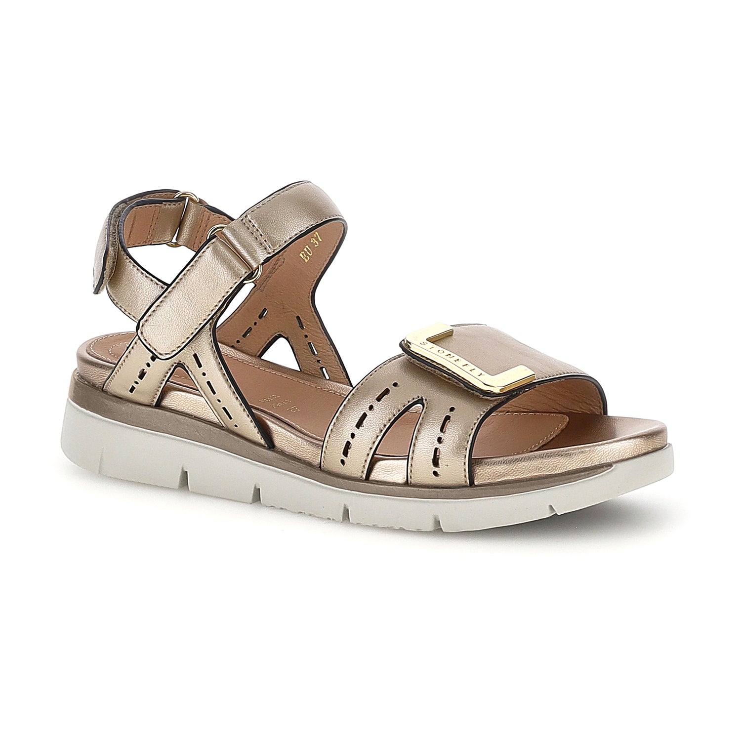 DONNA SANDALI ELODY 24 ORO 223658 I89 02