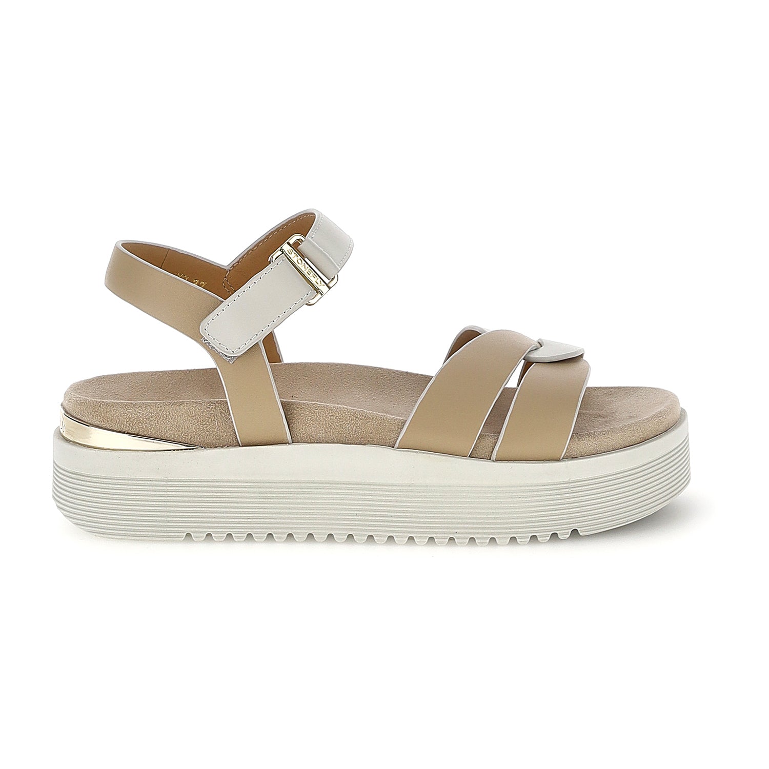 DONNA SANDALI ELENA 3 BEIGE 223697 EGB 01