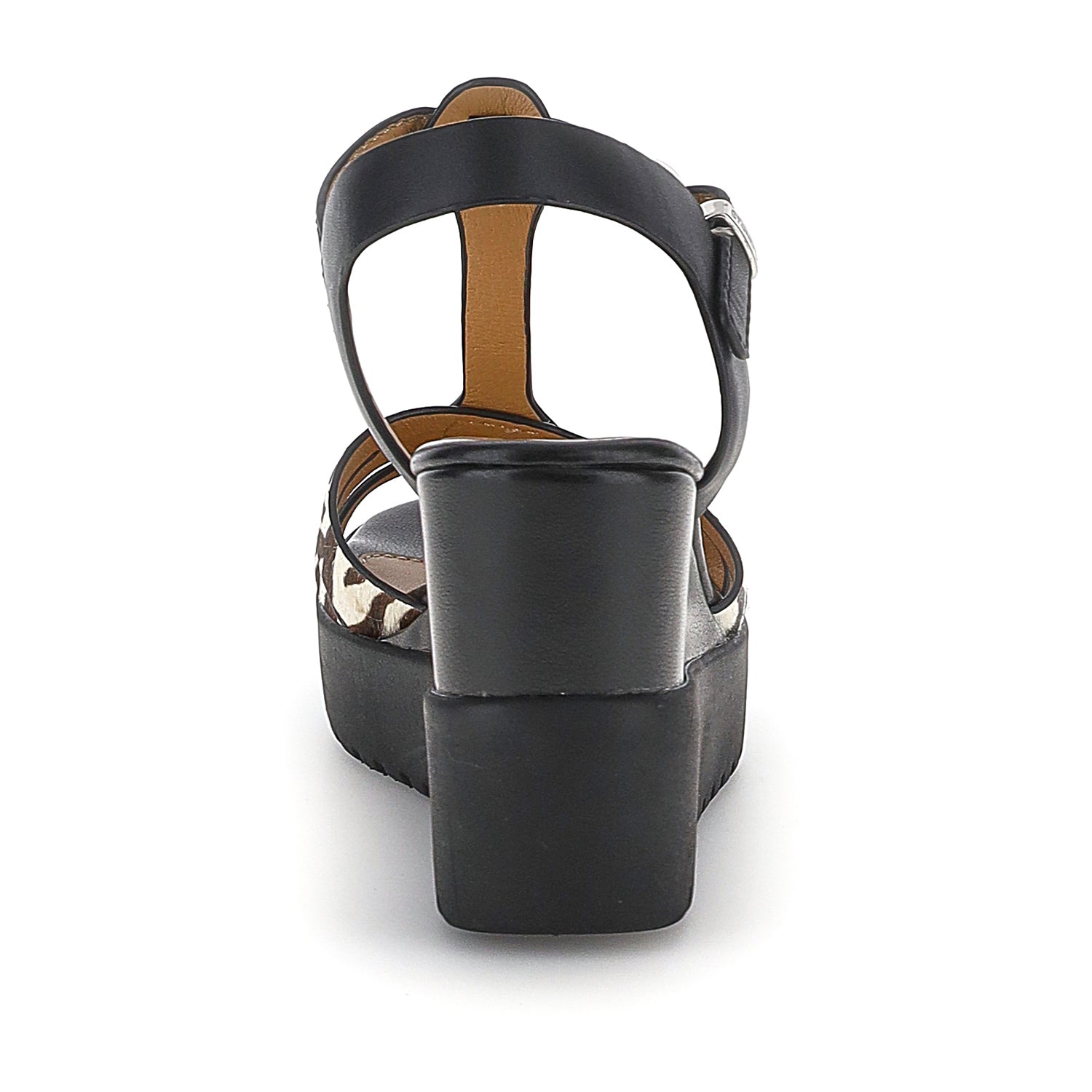 DONNA SANDALI CON ZEPPA ELY 24 NERO 223700 042 05