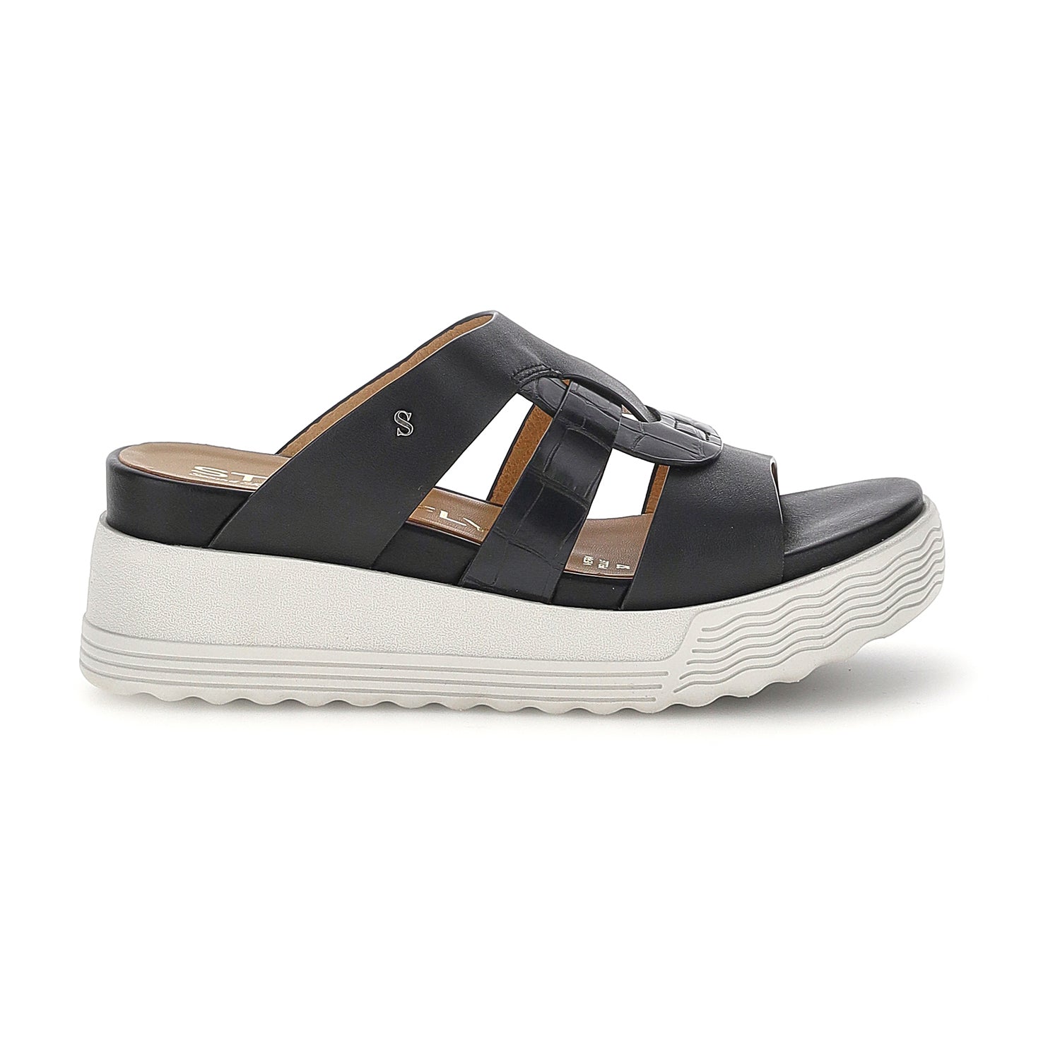 DONNA SANDALI CON ZEPPA PARKY 35 NERO 223715 000 01