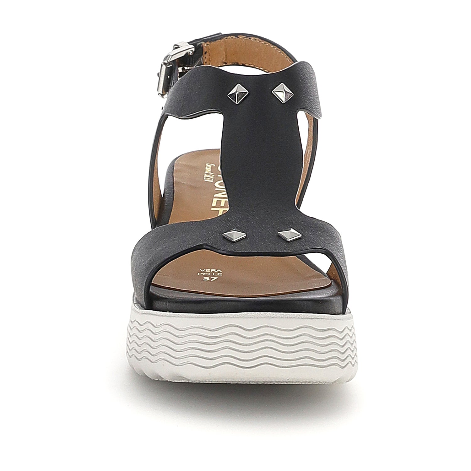 DONNA SANDALI CON ZEPPA PARKY 36 NERO 223717 000 04
