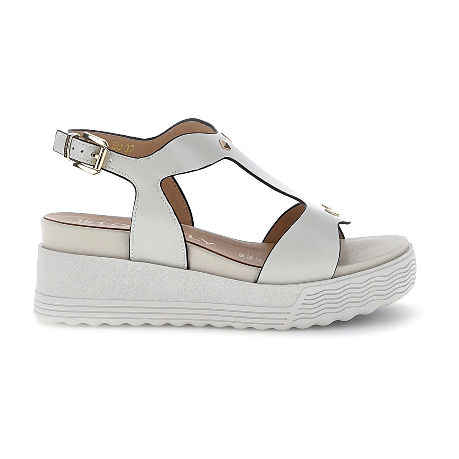 DONNA SANDALI CON ZEPPA PARKY 36 BIANCO 223717 151 01