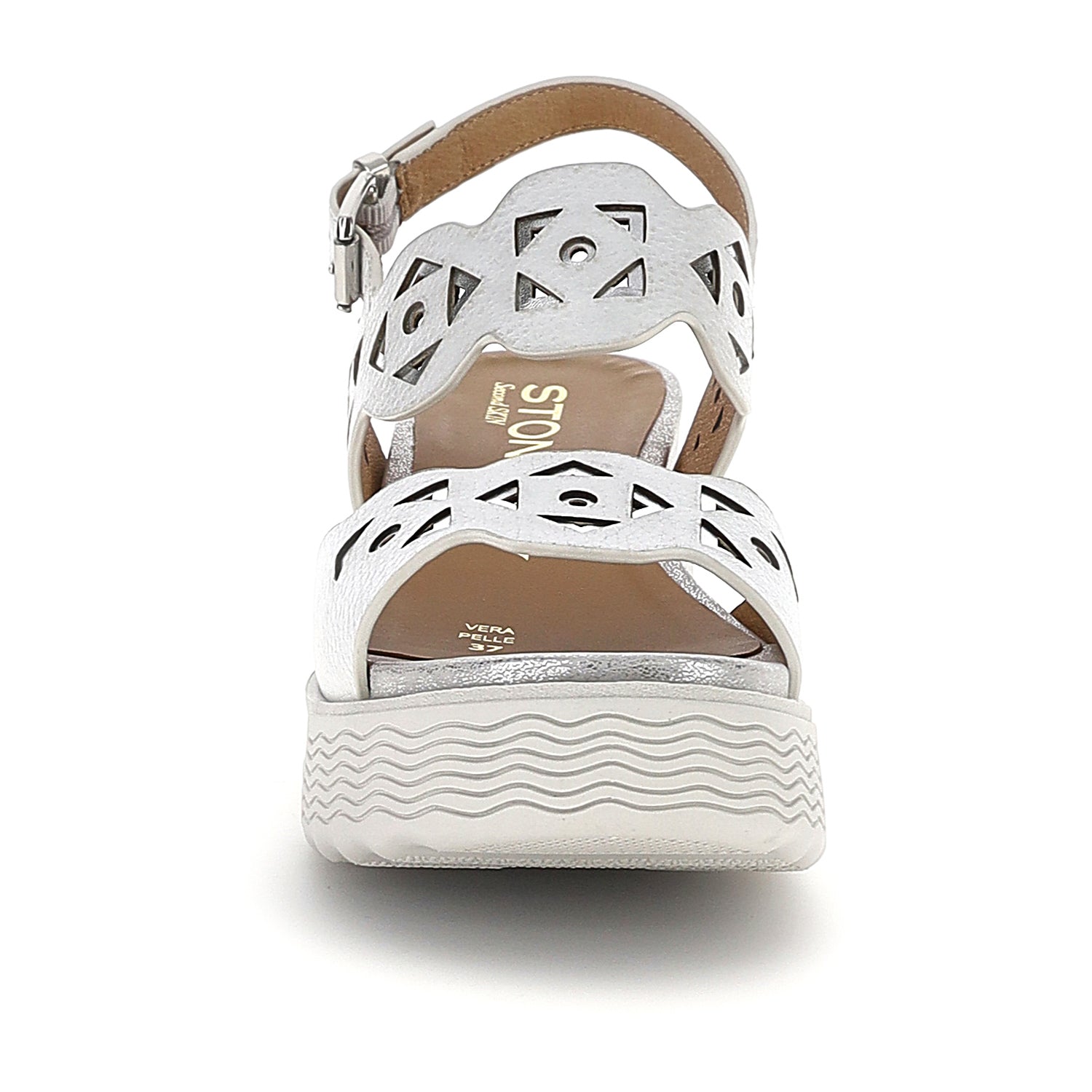 DONNA SANDALI CON ZEPPA PARKY 37 BIANCO 223718 010 04