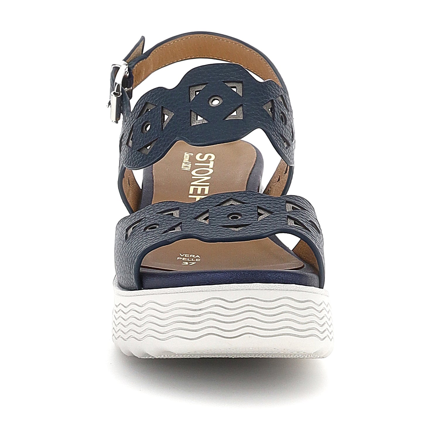 DONNA SANDALI CON ZEPPA PARKY 37 BLU SCURO 223718 144 04