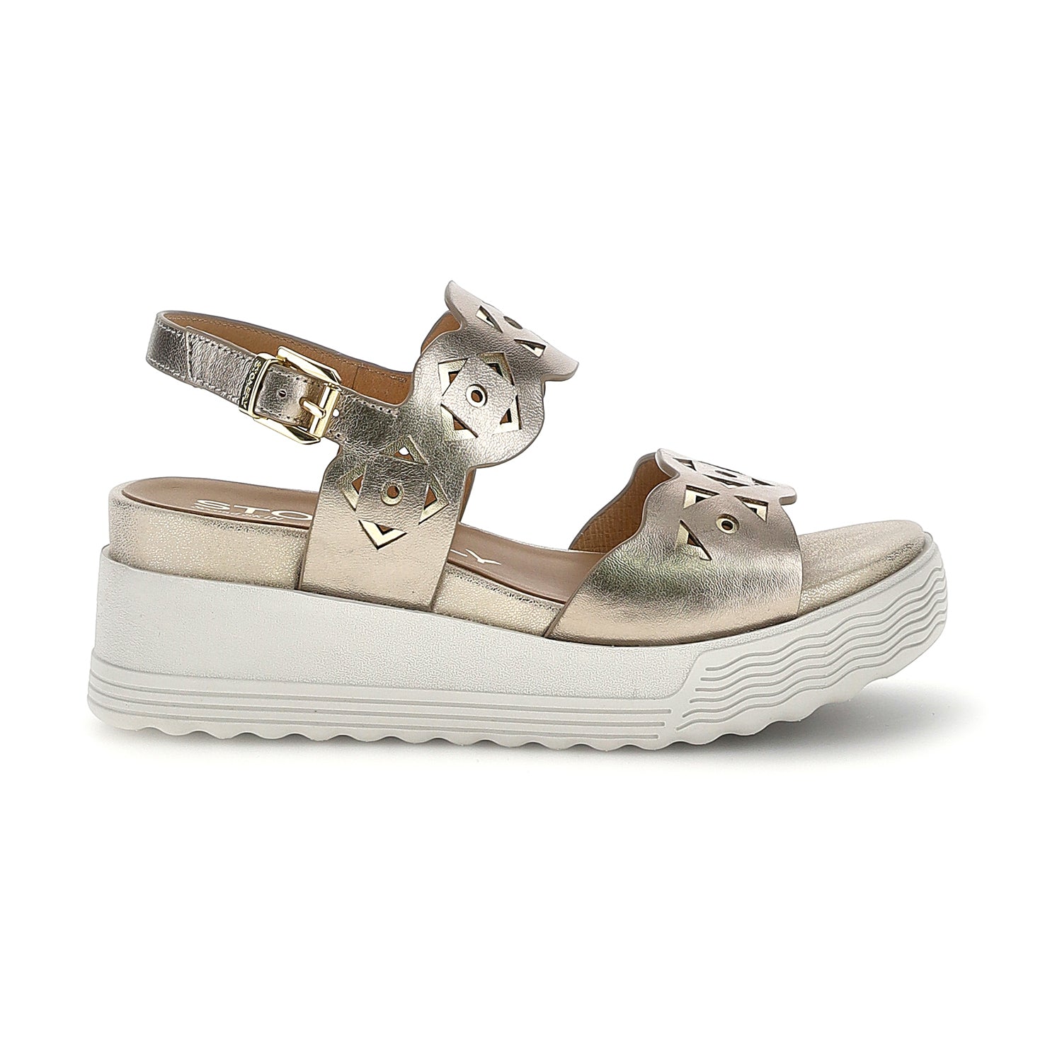 DONNA SANDALI CON ZEPPA PARKY 37 ORO 223719 Z00 01